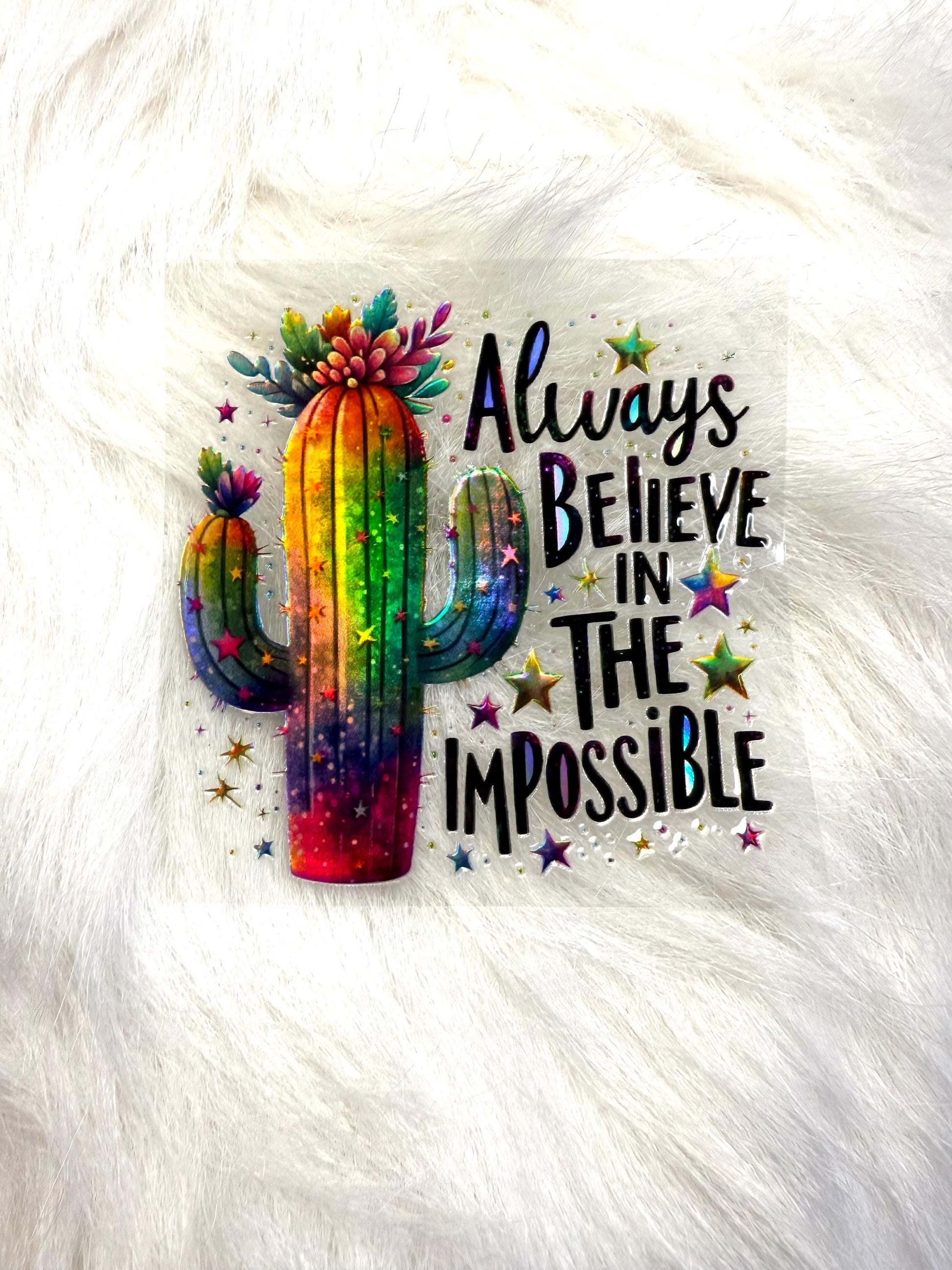 Holographic UV DTF Decal Sticker #15