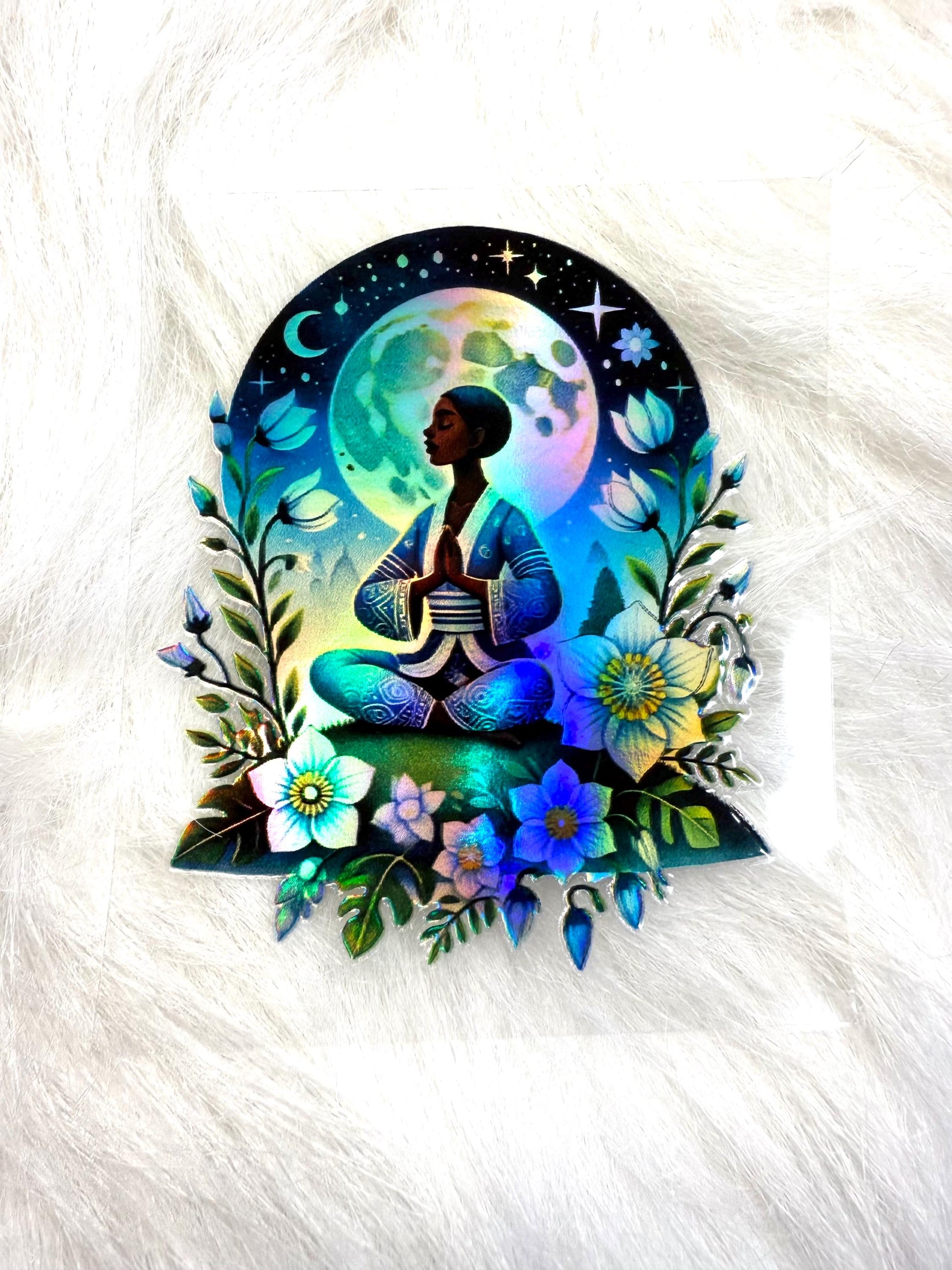 Holographic UV DTF Decal Sticker #27