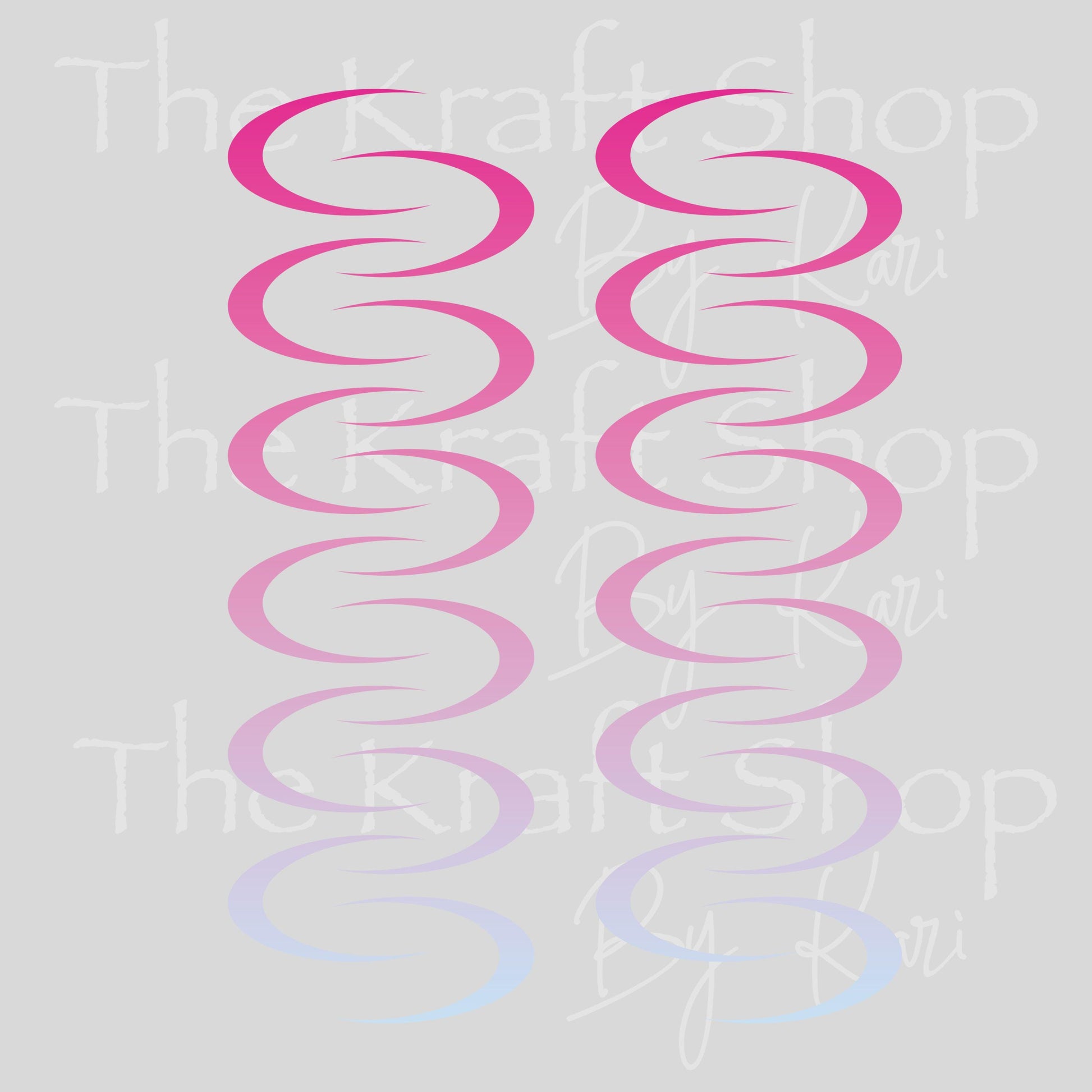 UV DTF Sticker print. Half circle shapes ombre element decal, tumbler decal, permanent sticker. #10348