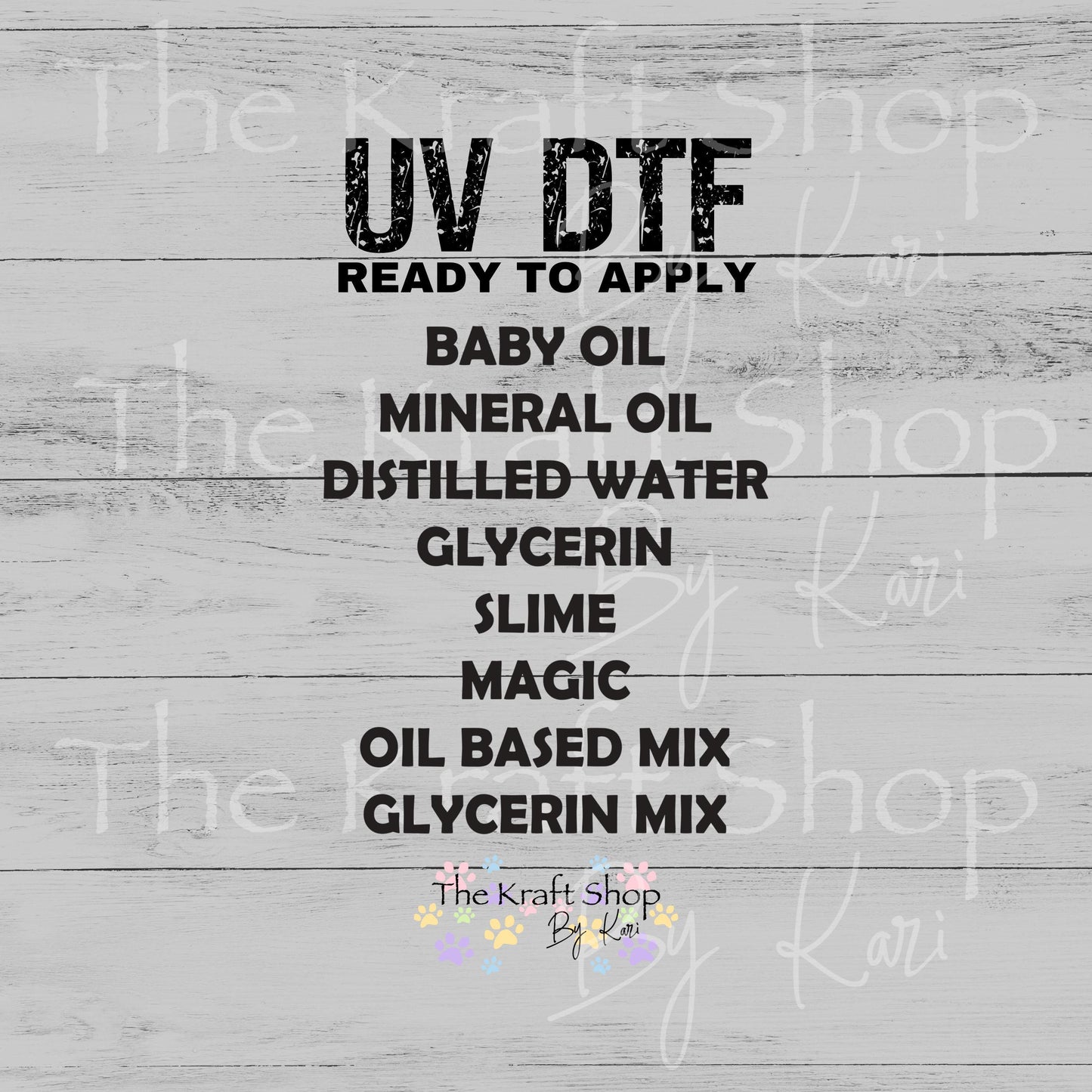 UV DTF Sticker print Bottle labels snow globe solution labels decal, tumbler decal, permanent sticker. #4583