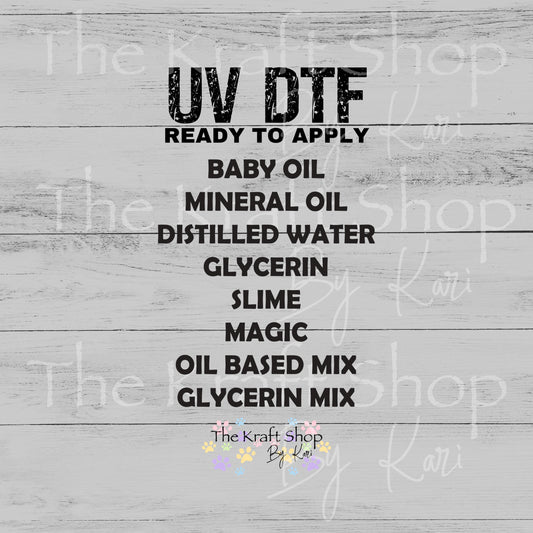 UV DTF Sticker print Bottle labels snow globe solution labels decal, tumbler decal, permanent sticker. #4583
