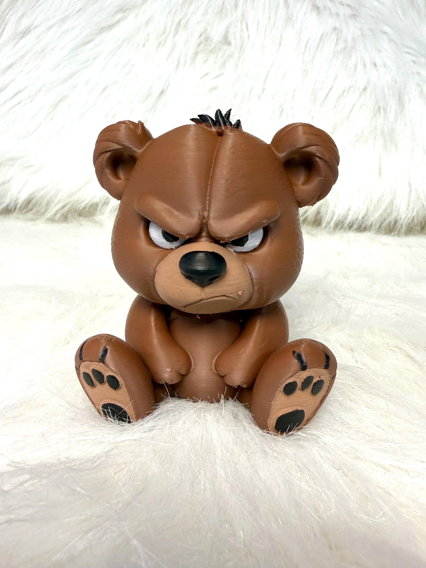 3D Grumpy Bear . Ready to ship.