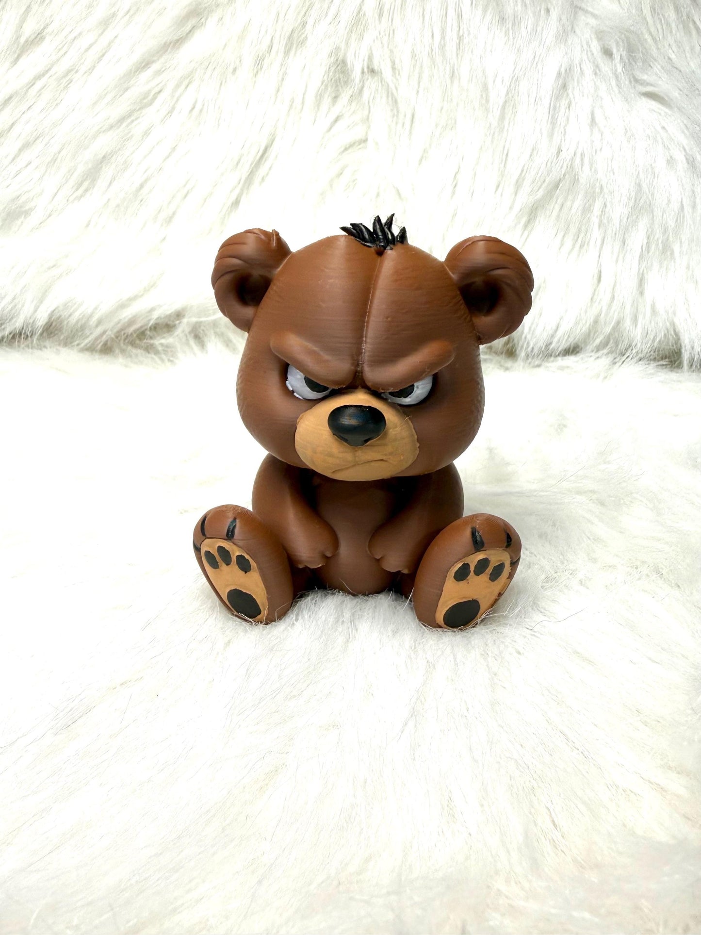 3D Grumpy Bear . Ready to ship.