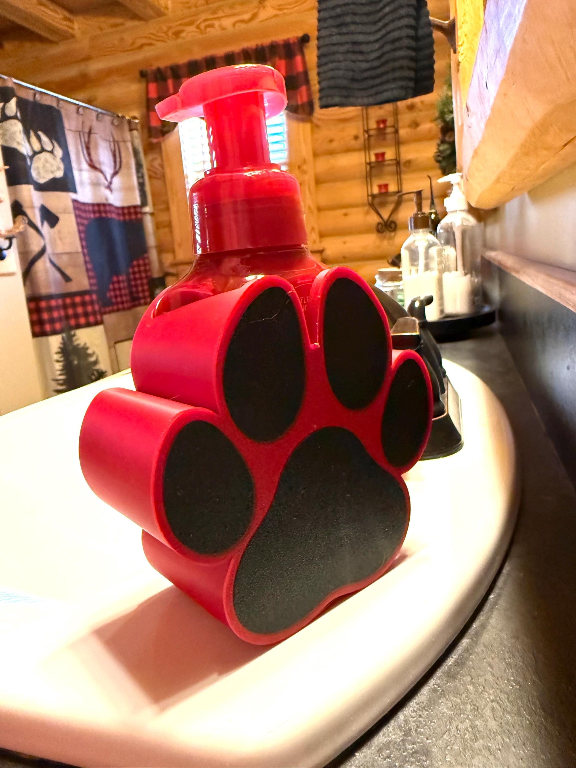 3D Dog paw soap holder for Body Works Soaps. Ready to ship.