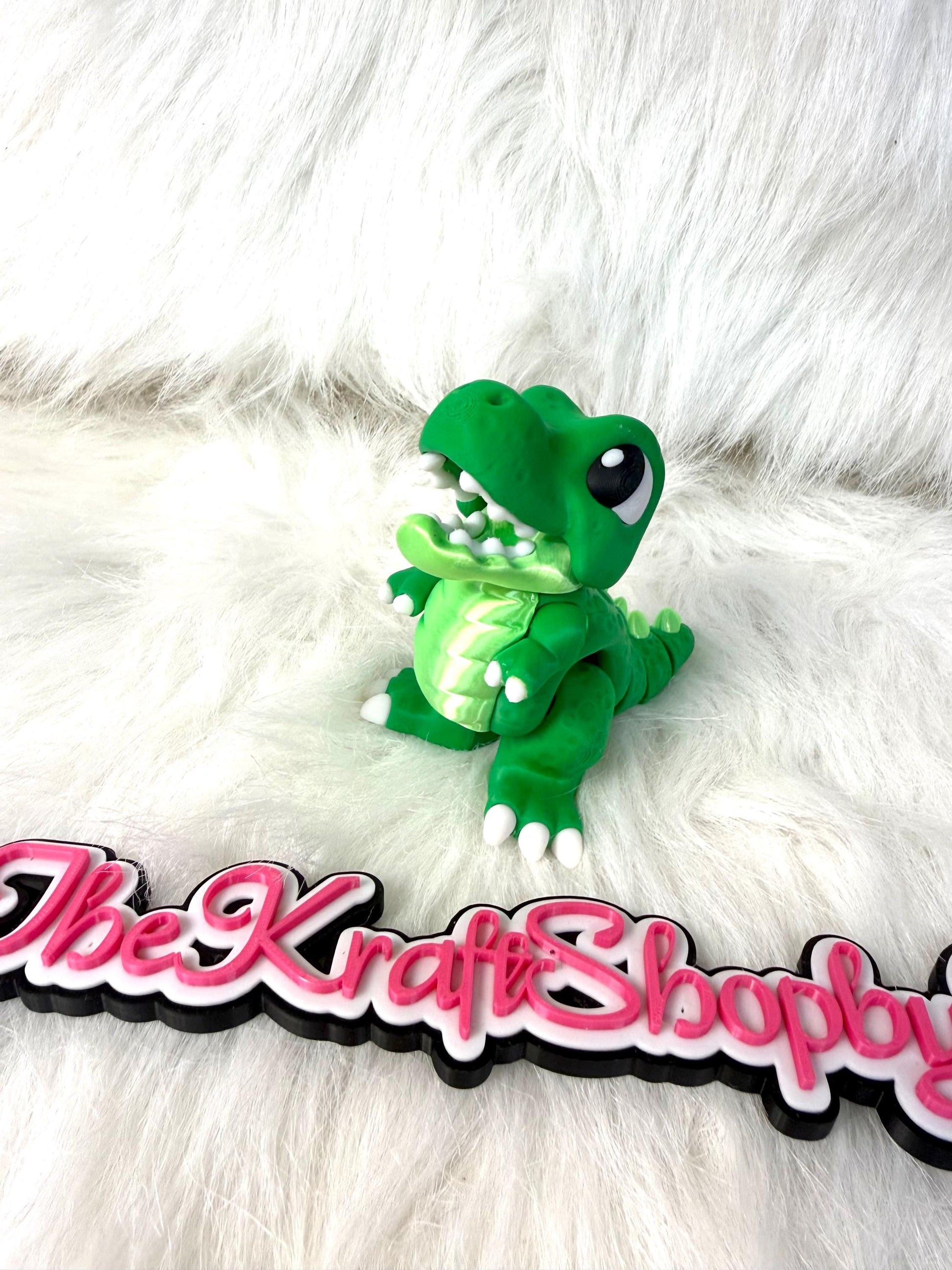 3D Flexi Trex dinosaur . Ready to ship.