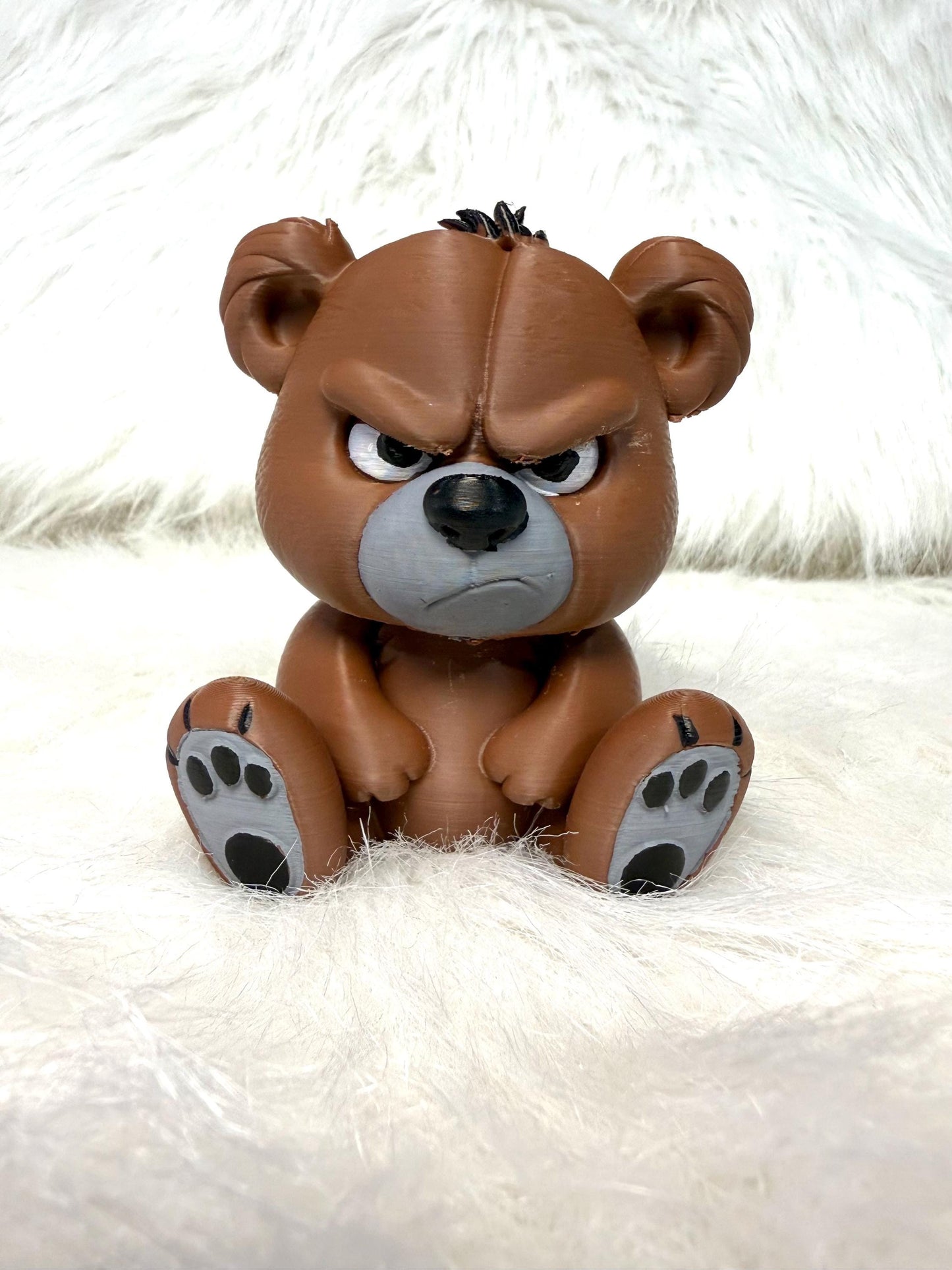 3D Grumpy Bear . Ready to ship.