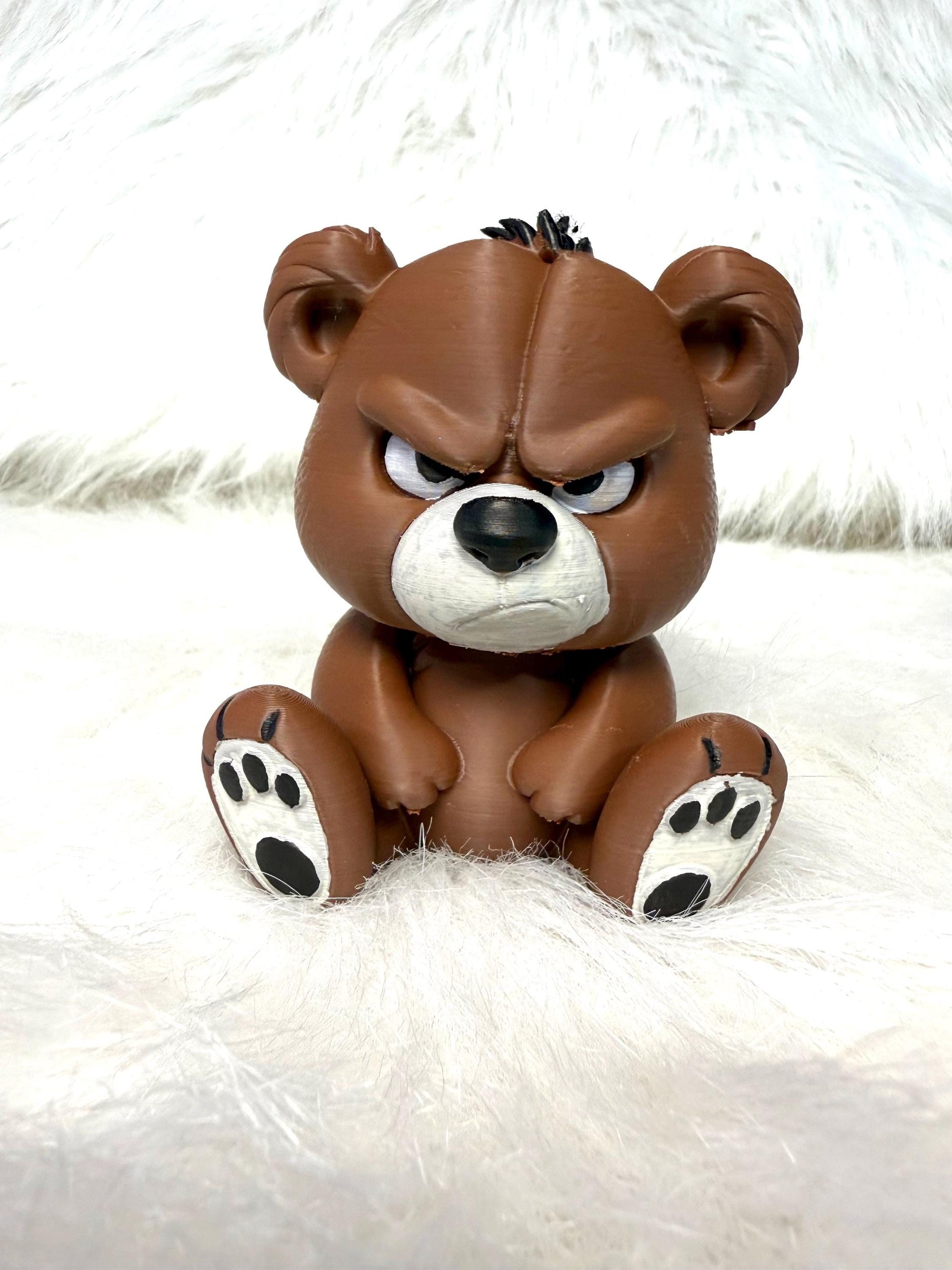 3D Grumpy Bear . Ready to ship.