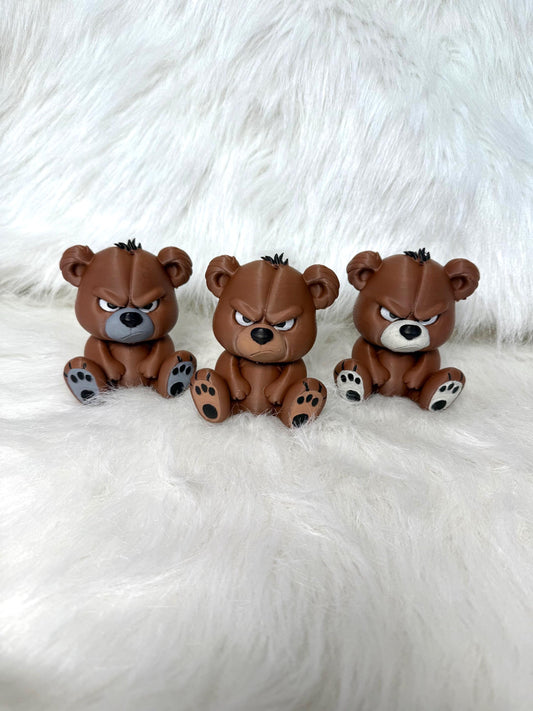 3D Grumpy Bear . Ready to ship.