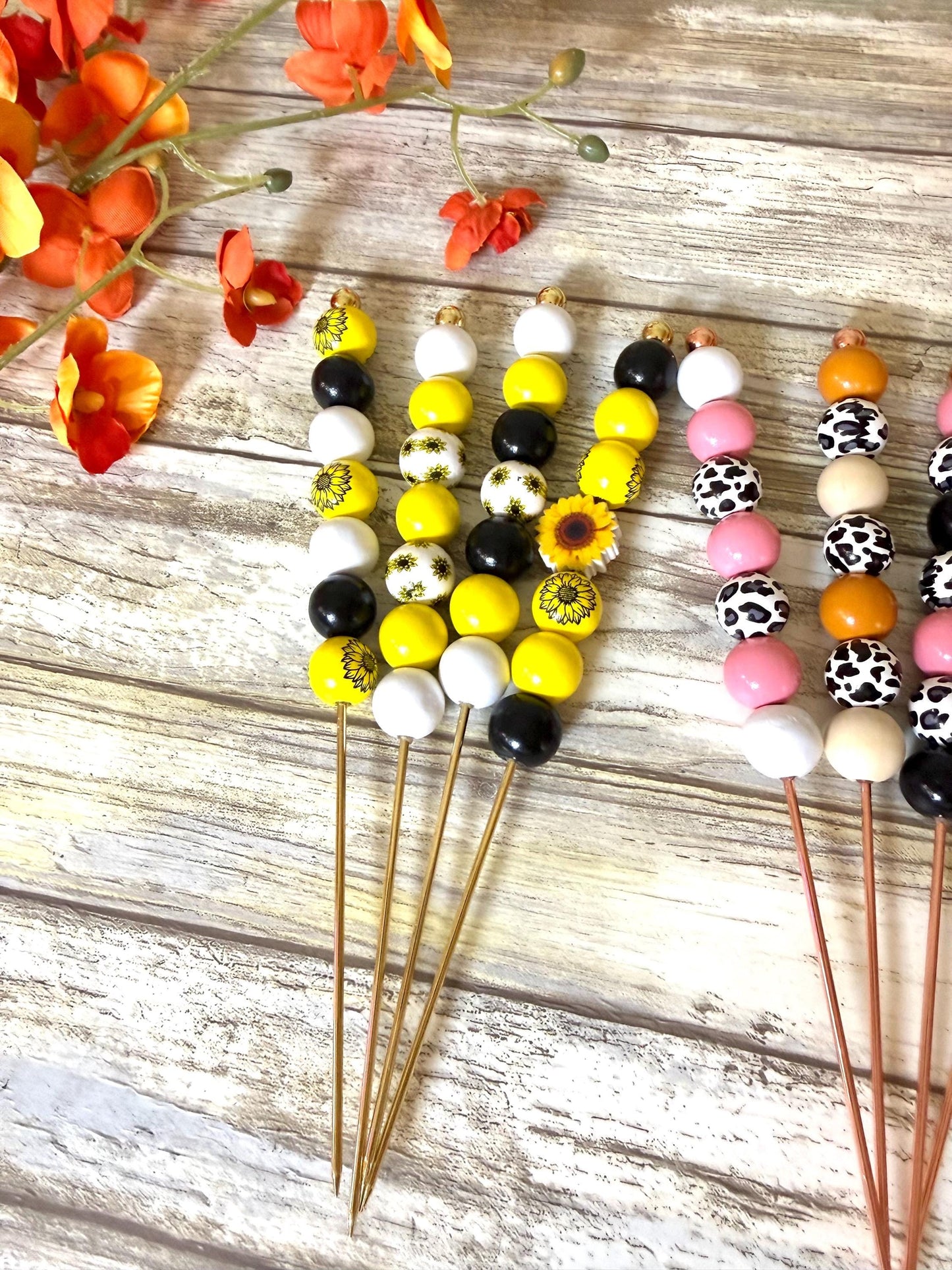 Beaded stainless steel snowglobe pokey tool