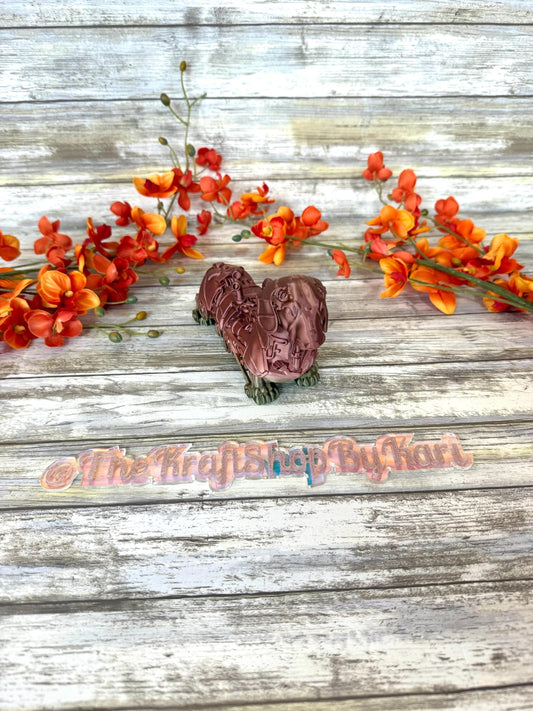 3D Steampunk wiener dog. Ready to ship.