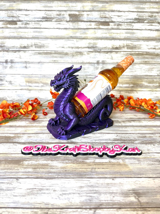 3D Dragon wine bottle holder silk Ready to ship.