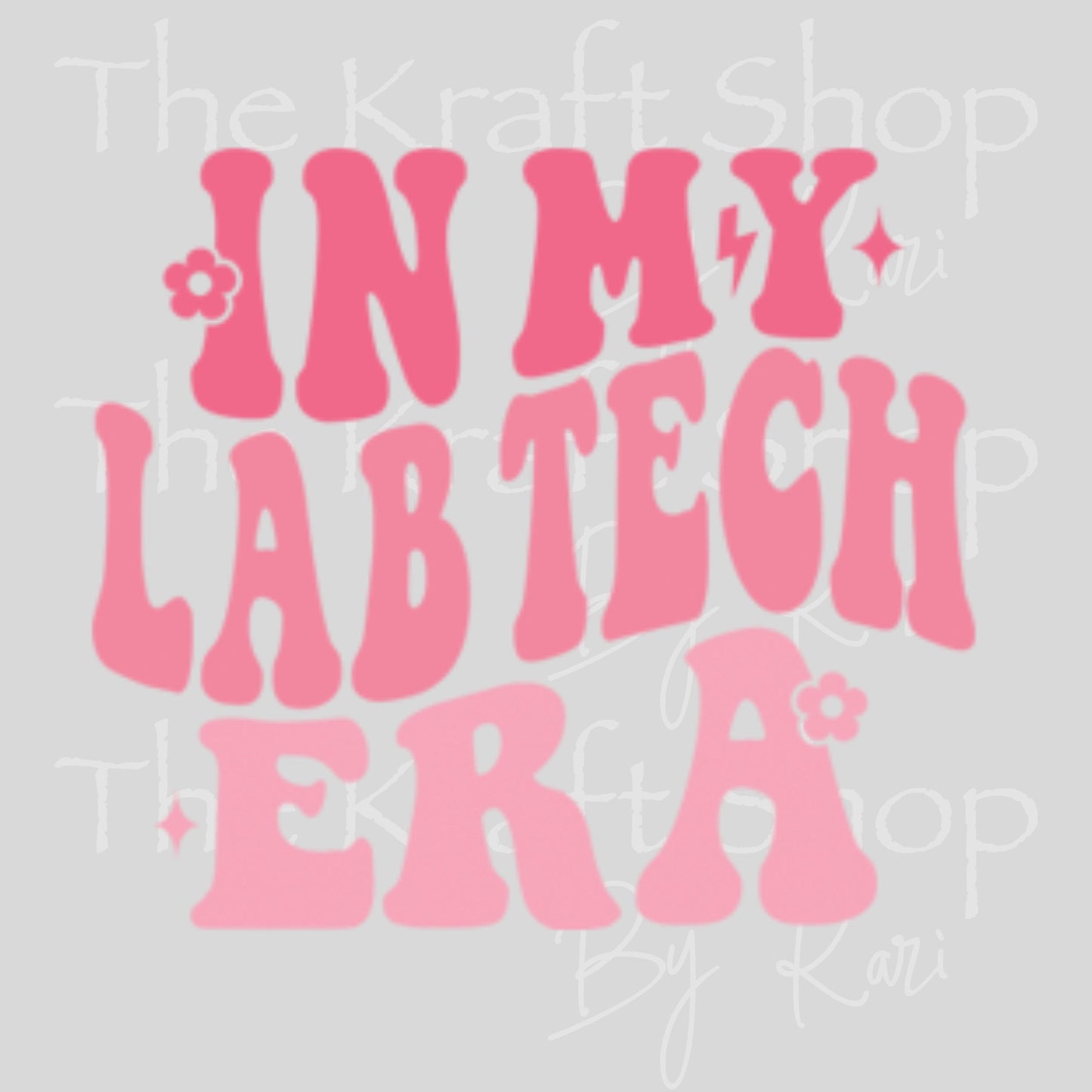 UV DTF In My Lab Tech era decal, tumbler decal, permanent sticker. #4621
