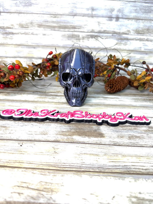 3D Steam punk skull decoration. Ready to ship.