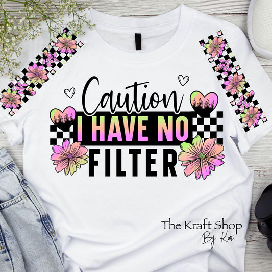 DTF ready to press transfer Caution I have no filter shirt transfer, DTF Print #11616