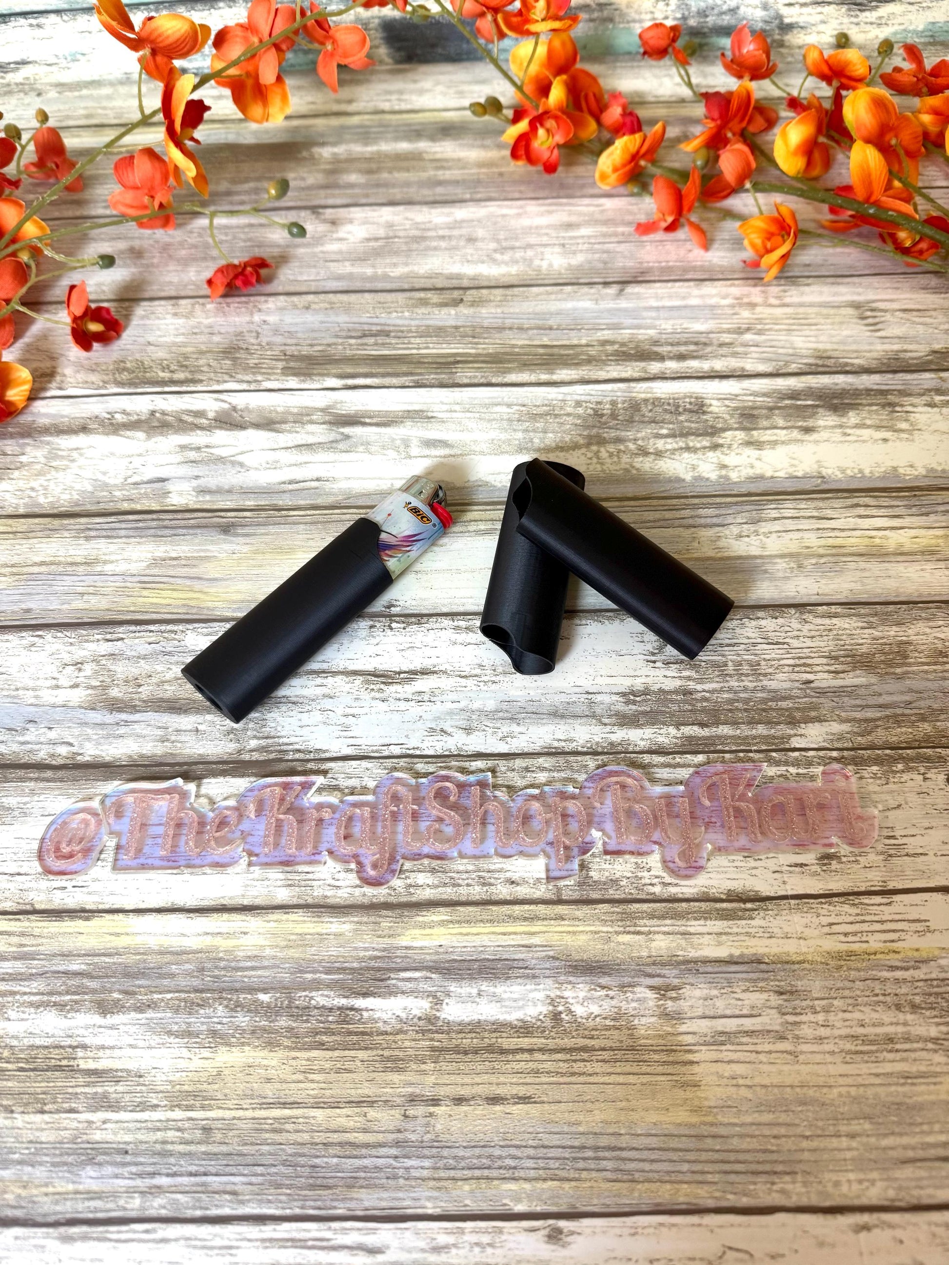 3D Lighter holder ready to rhinestone or decorate. Ready to ship.