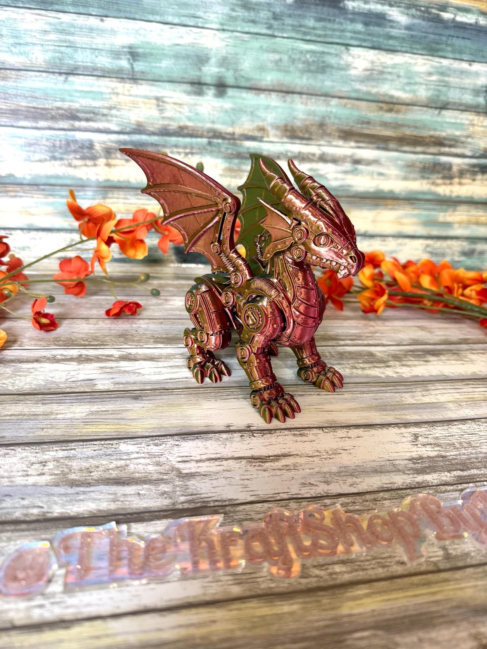 3D Steampunk dragon. Ready to ship.