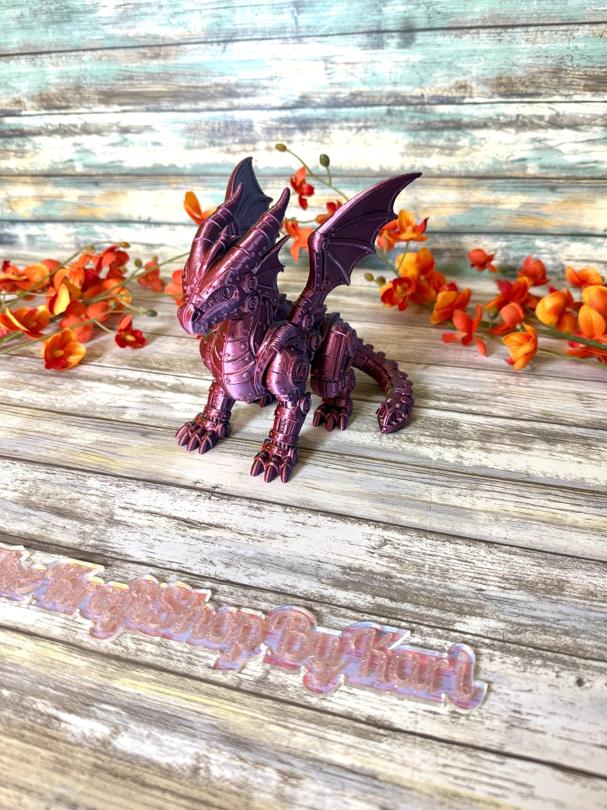 3D Steampunk dragon. Ready to ship.