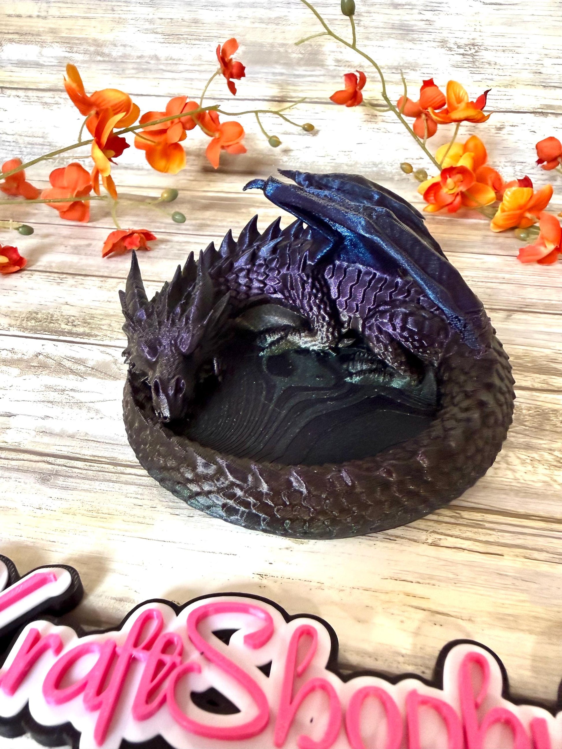 3D silk Dragon tinker bowl. Ready to ship.