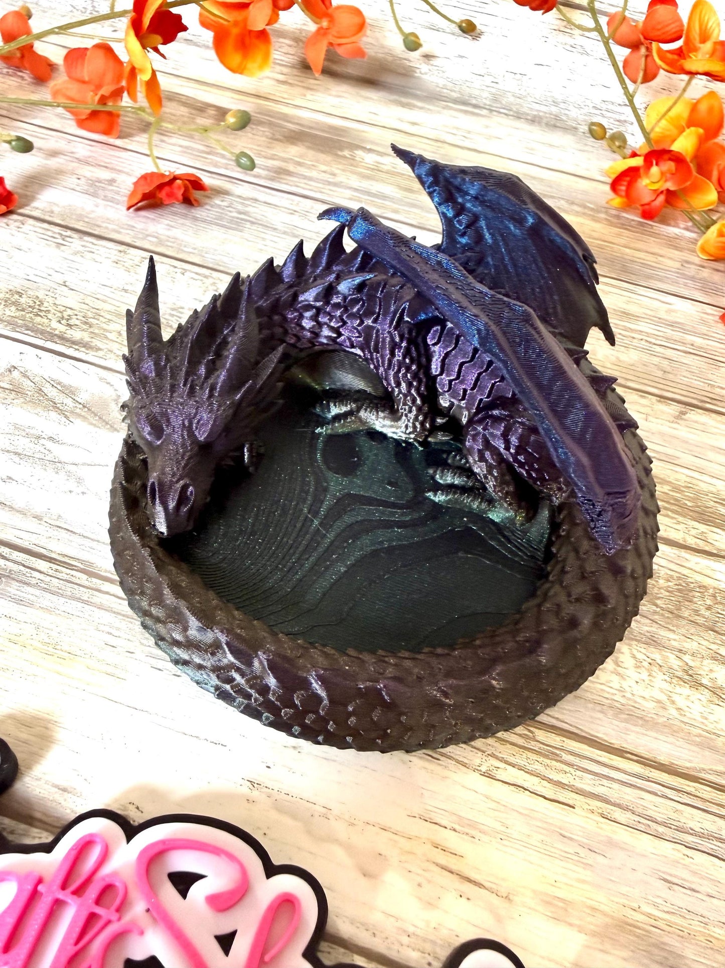 3D silk Dragon tinker bowl. Ready to ship.