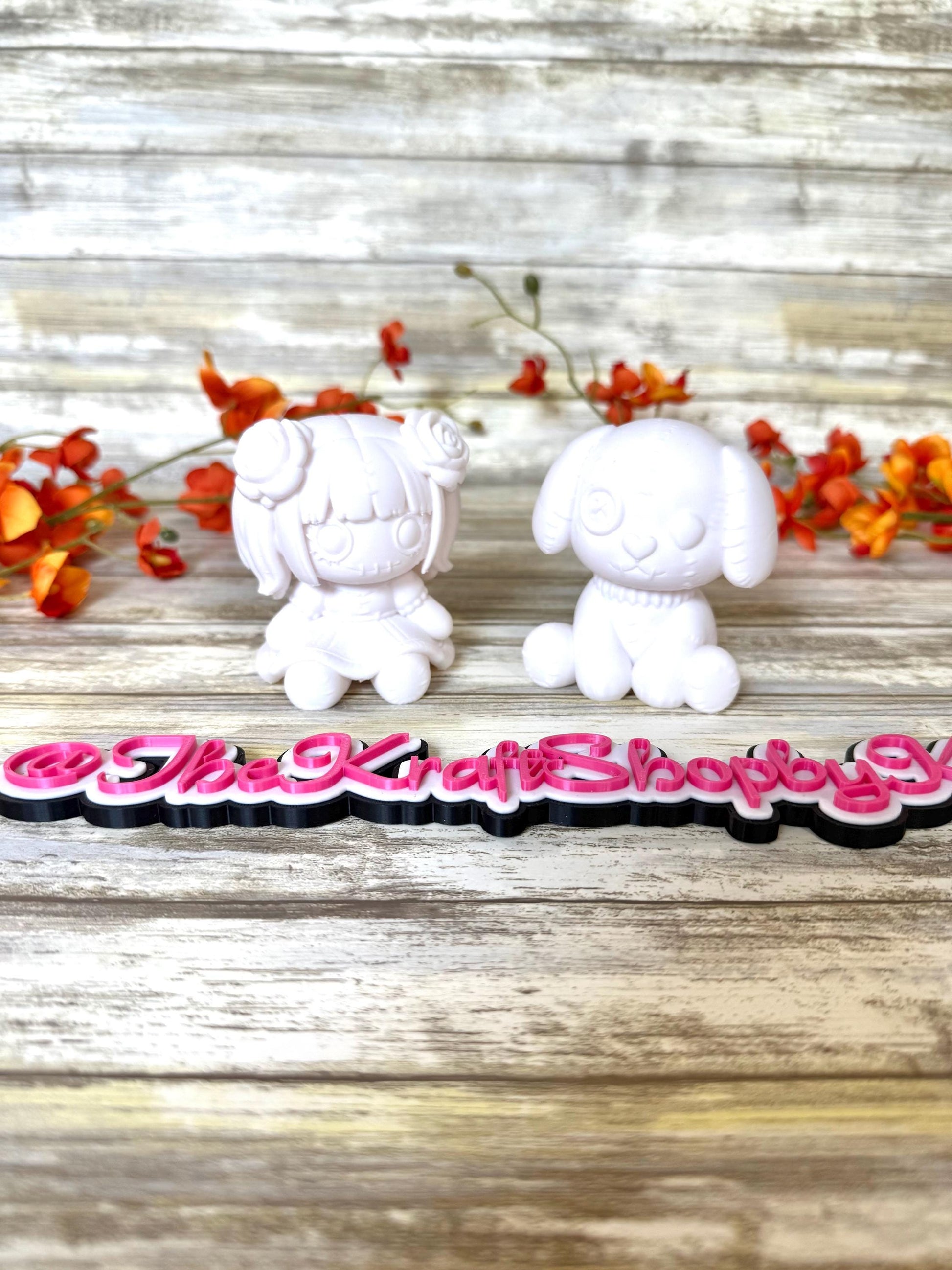 3D Voodoo doll or dog blank. Ready to ship.