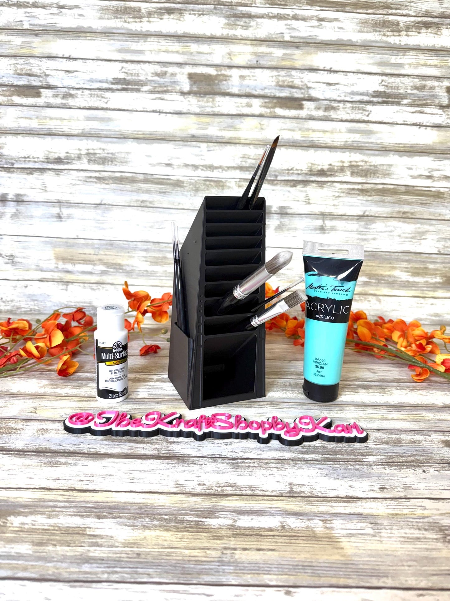 3D Paint brush holder Ready to ship.