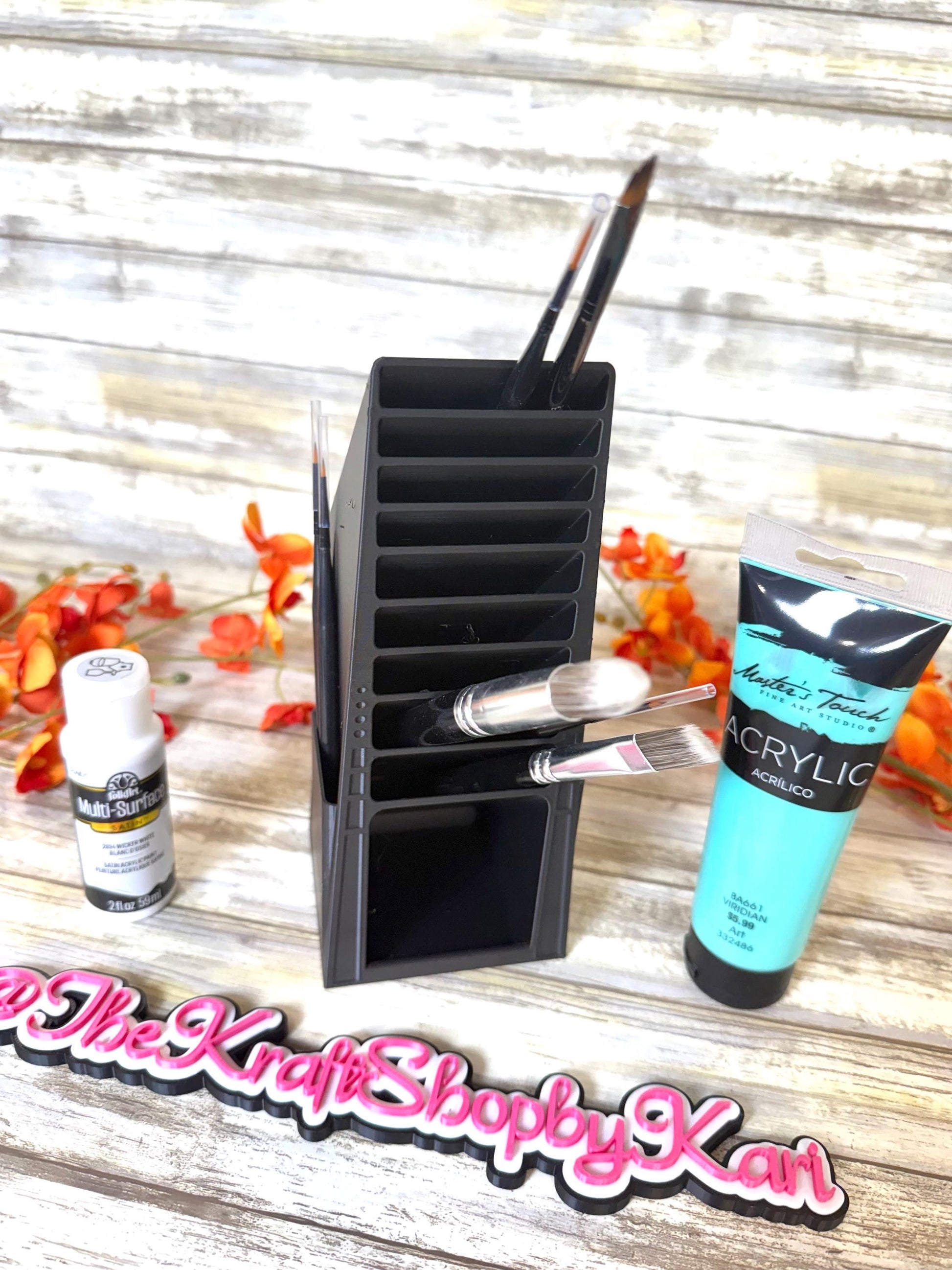 3D Paint brush holder Ready to ship.