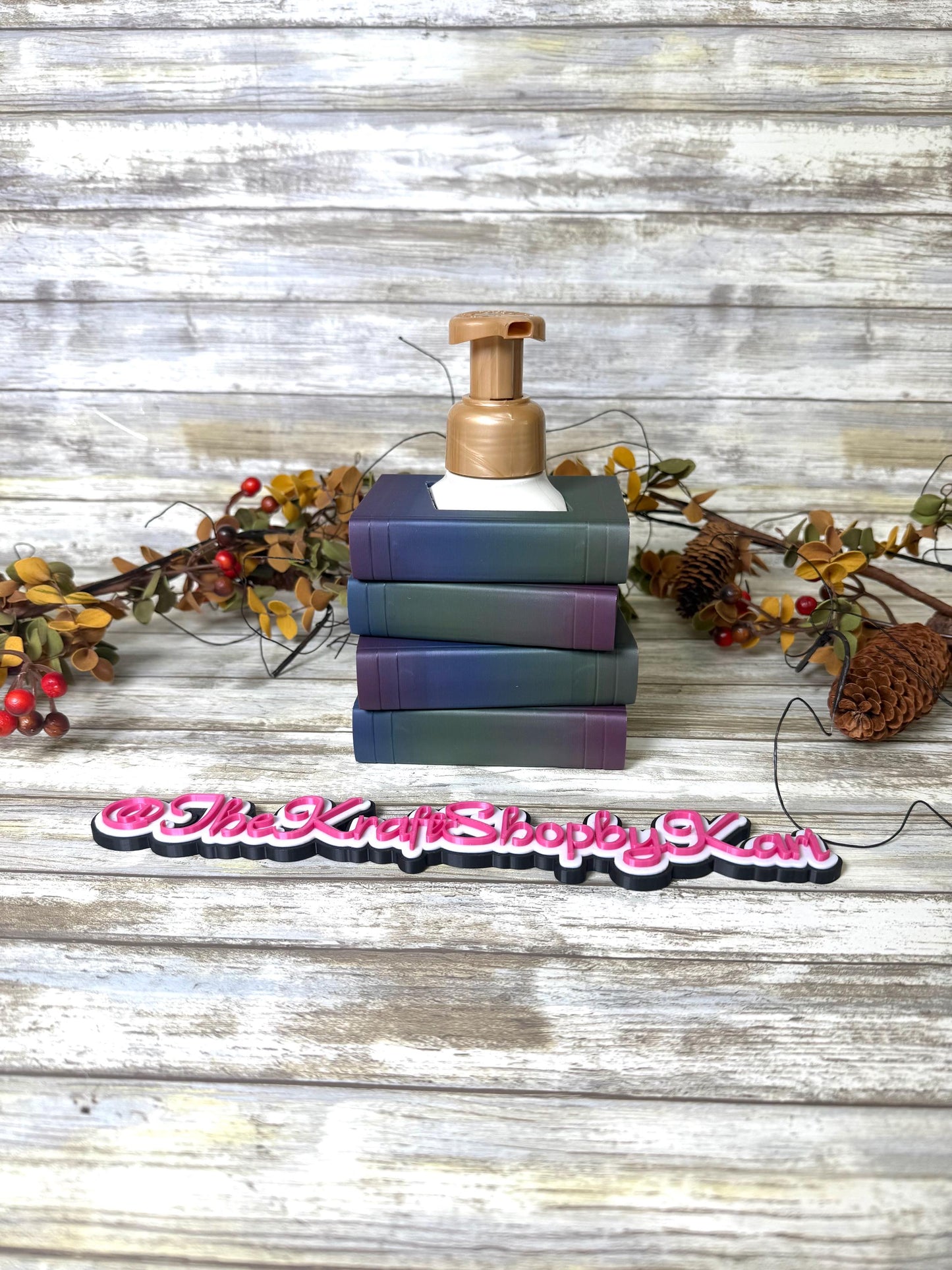 3D Book lover soap holder. Ready to ship.