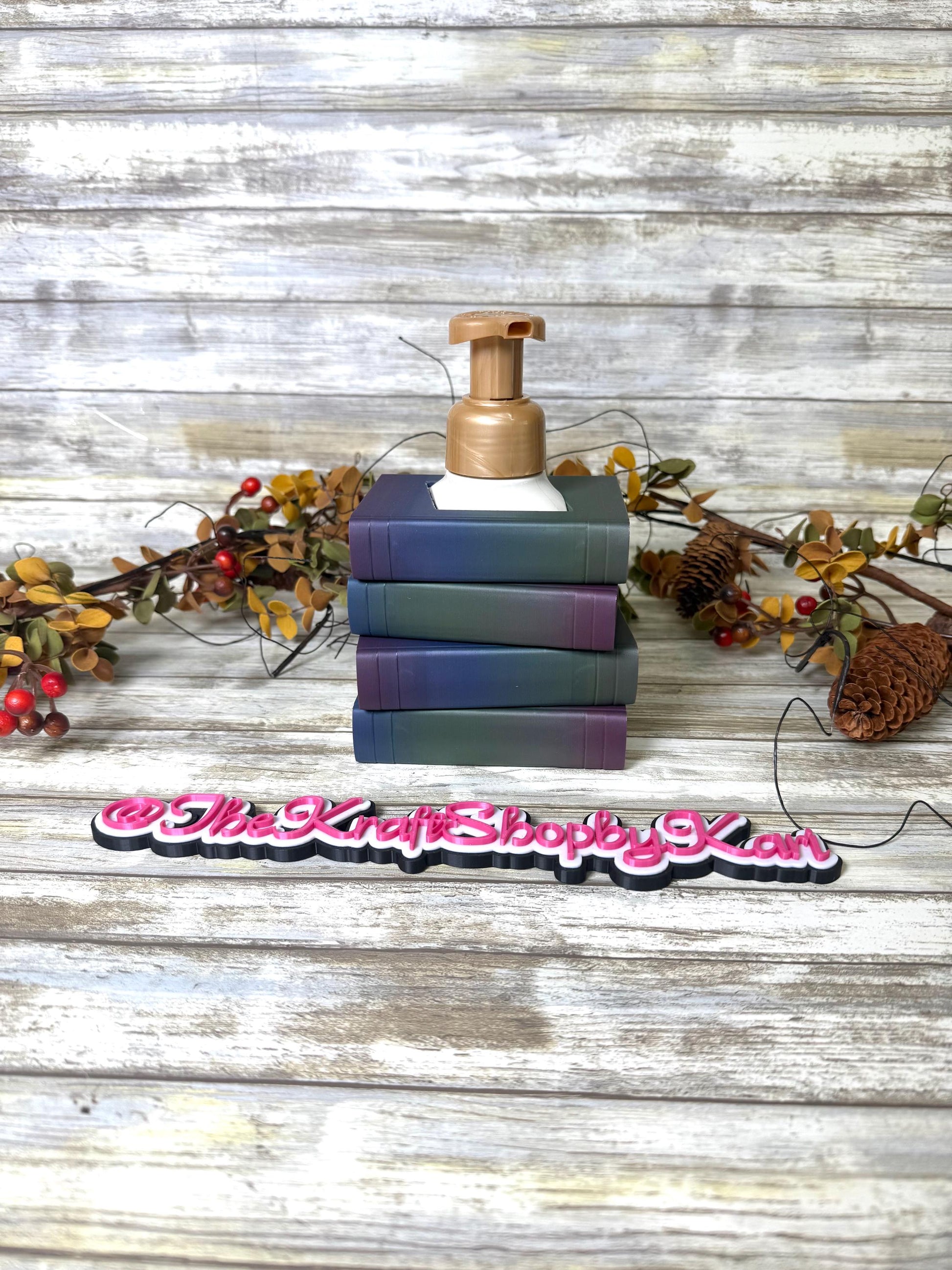 3D Book lover soap holder. Ready to ship.