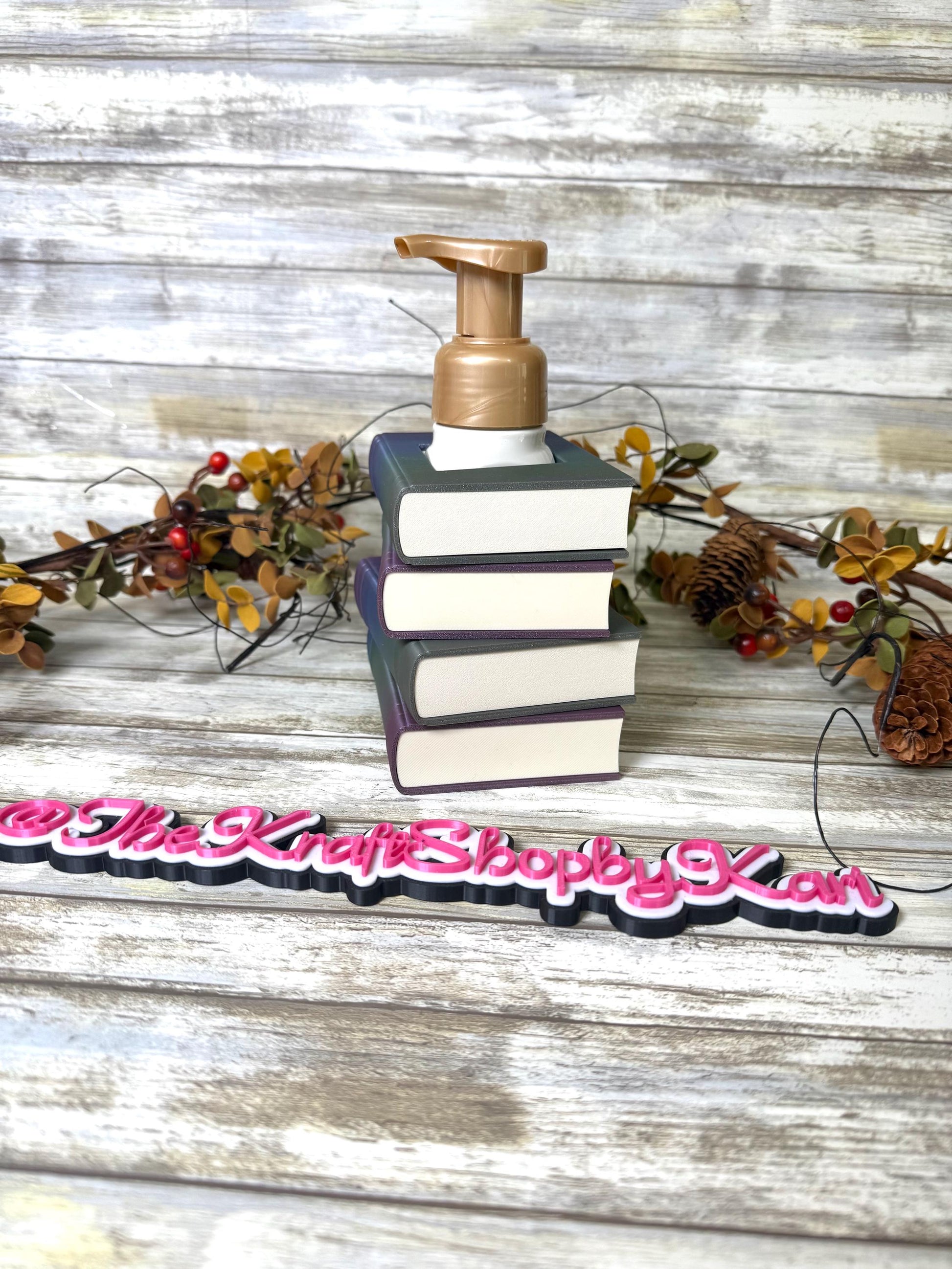 3D Book lover soap holder. Ready to ship.