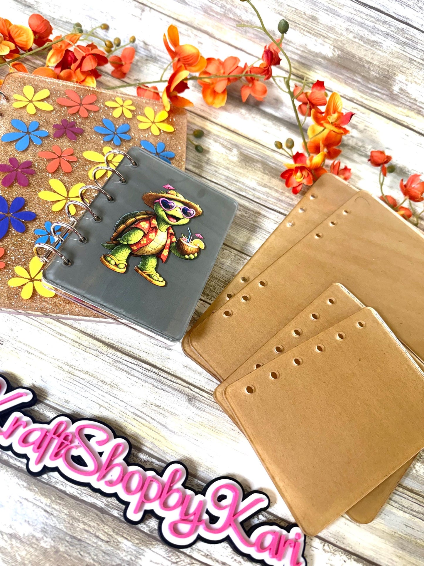 Acrylic notebook blank set DIY notebook