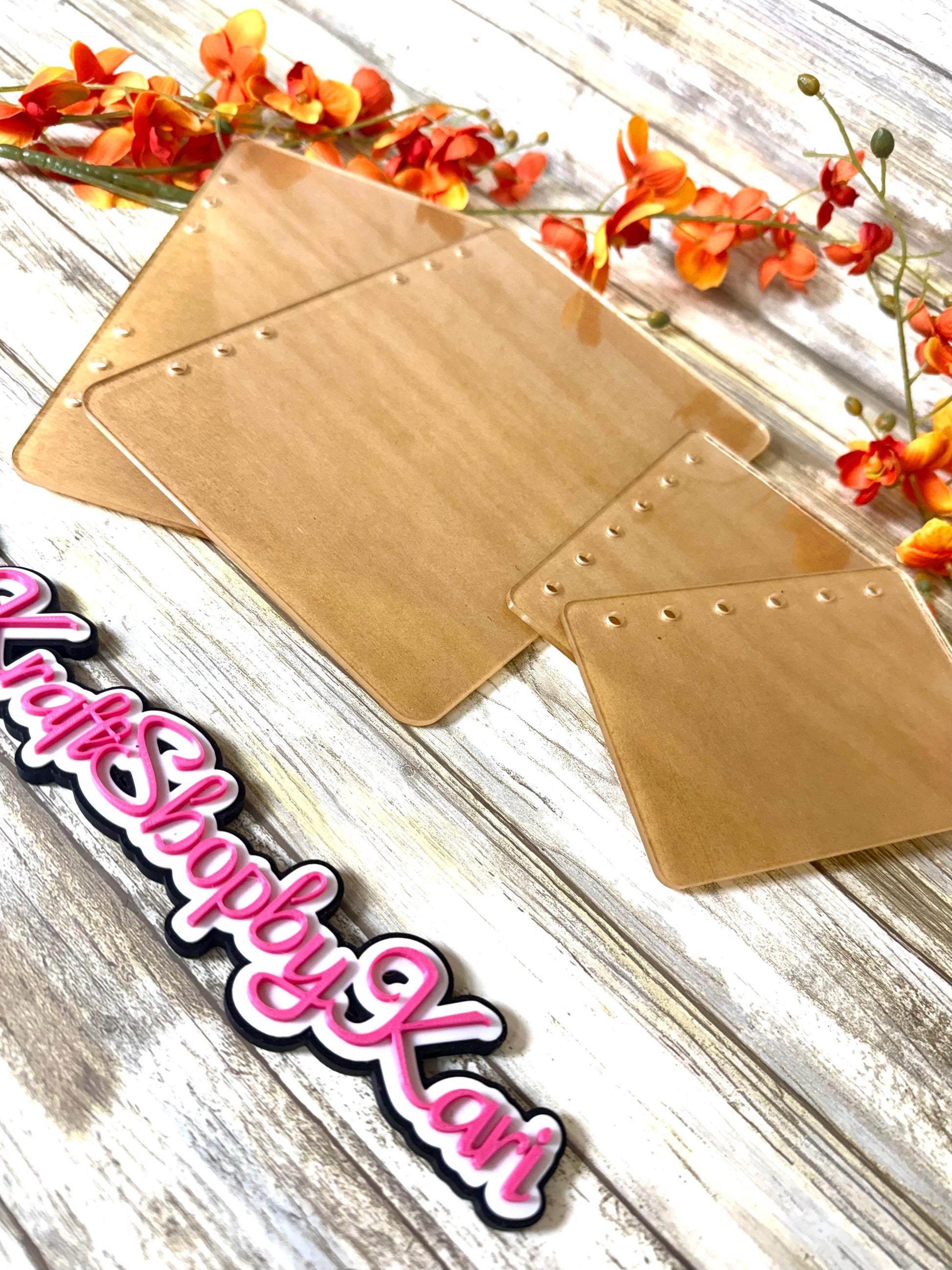 Acrylic notebook blank set DIY notebook