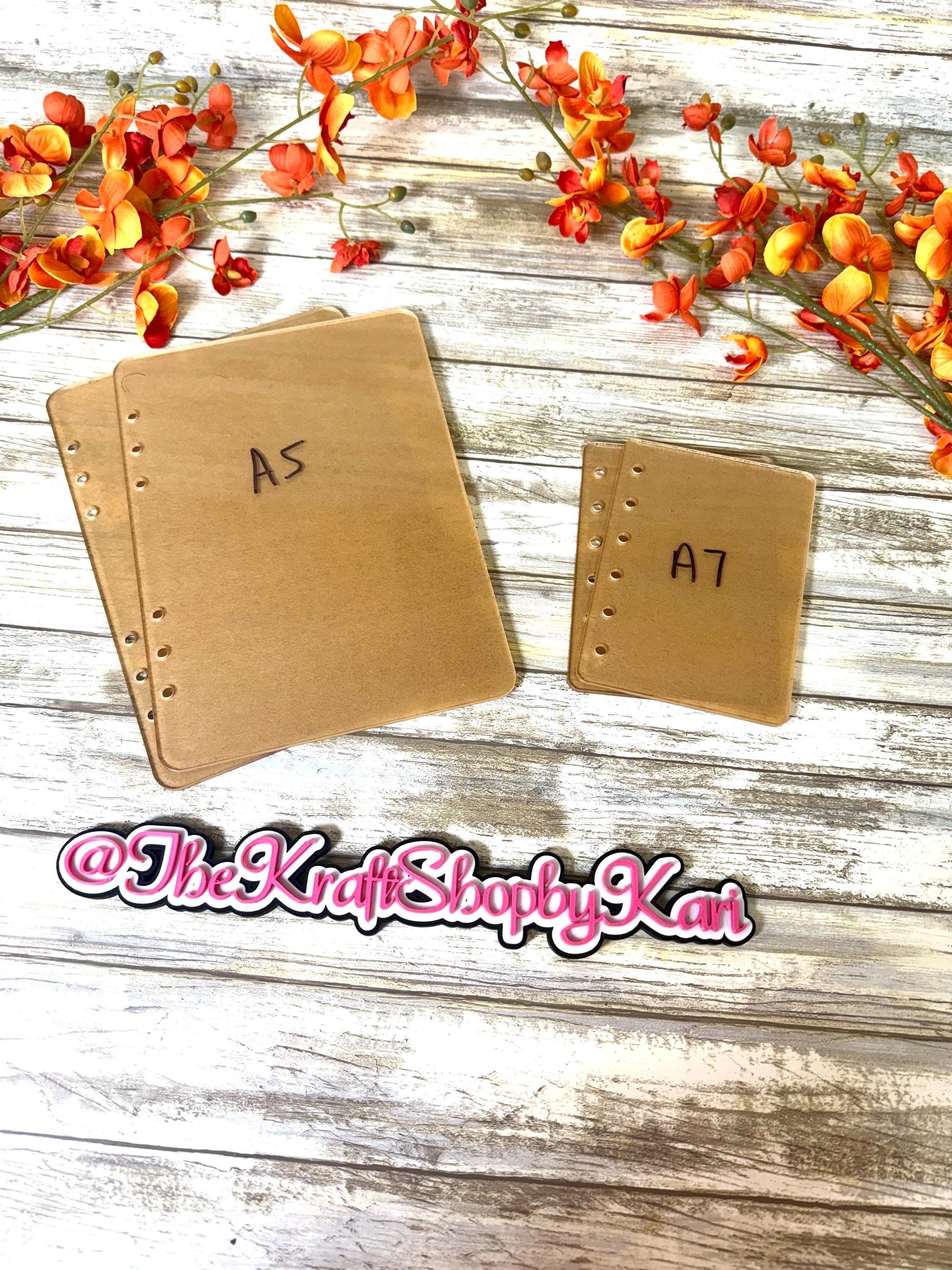 Acrylic notebook blank set DIY notebook