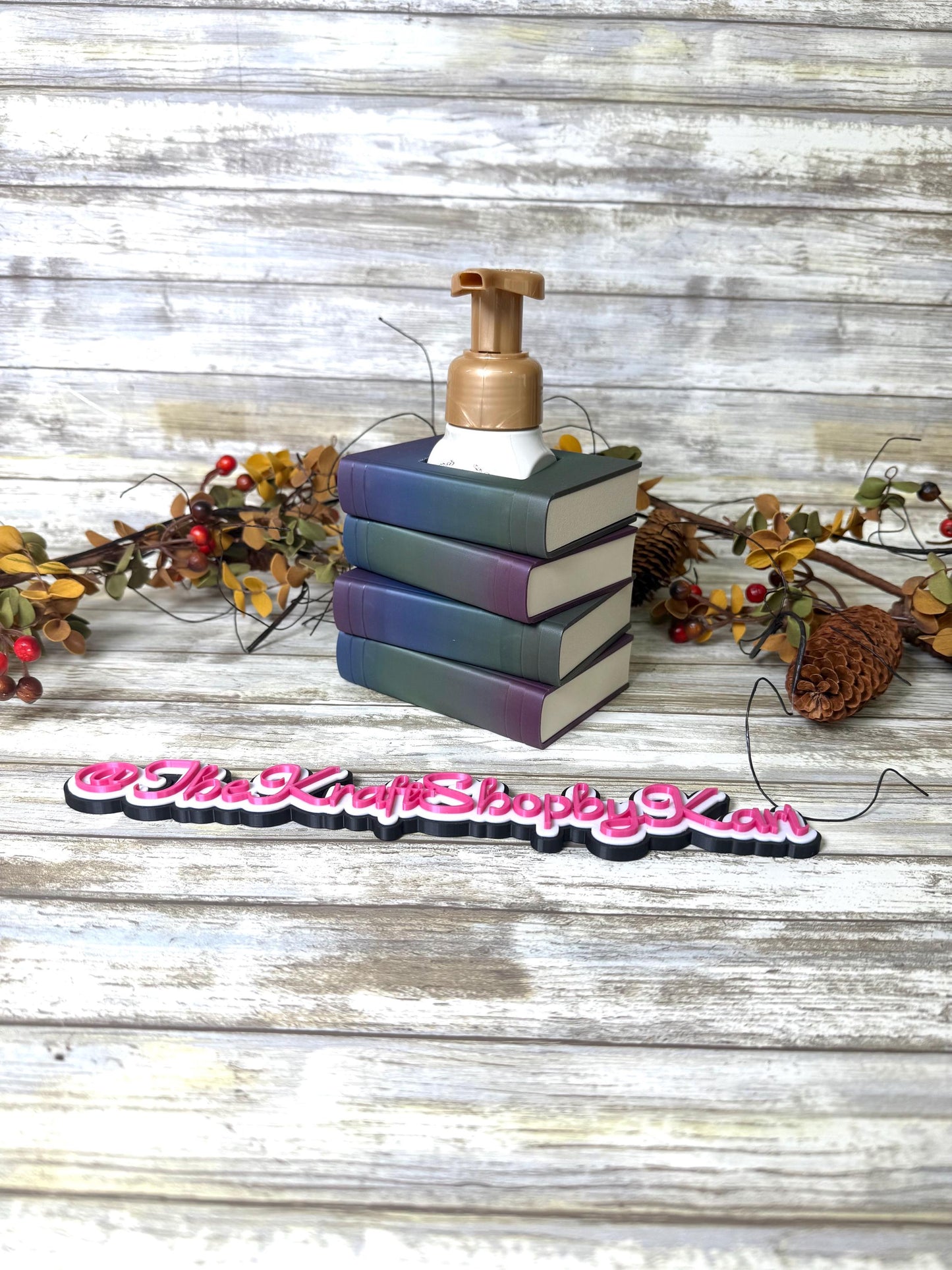 3D Book lover soap holder. Ready to ship.
