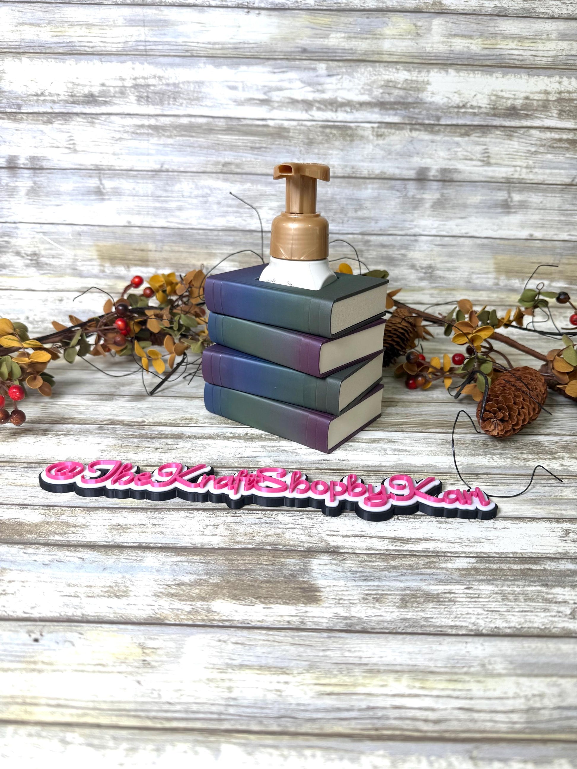 3D Book lover soap holder. Ready to ship.