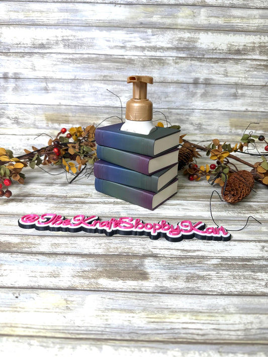 3D Book lover soap holder. Ready to ship.