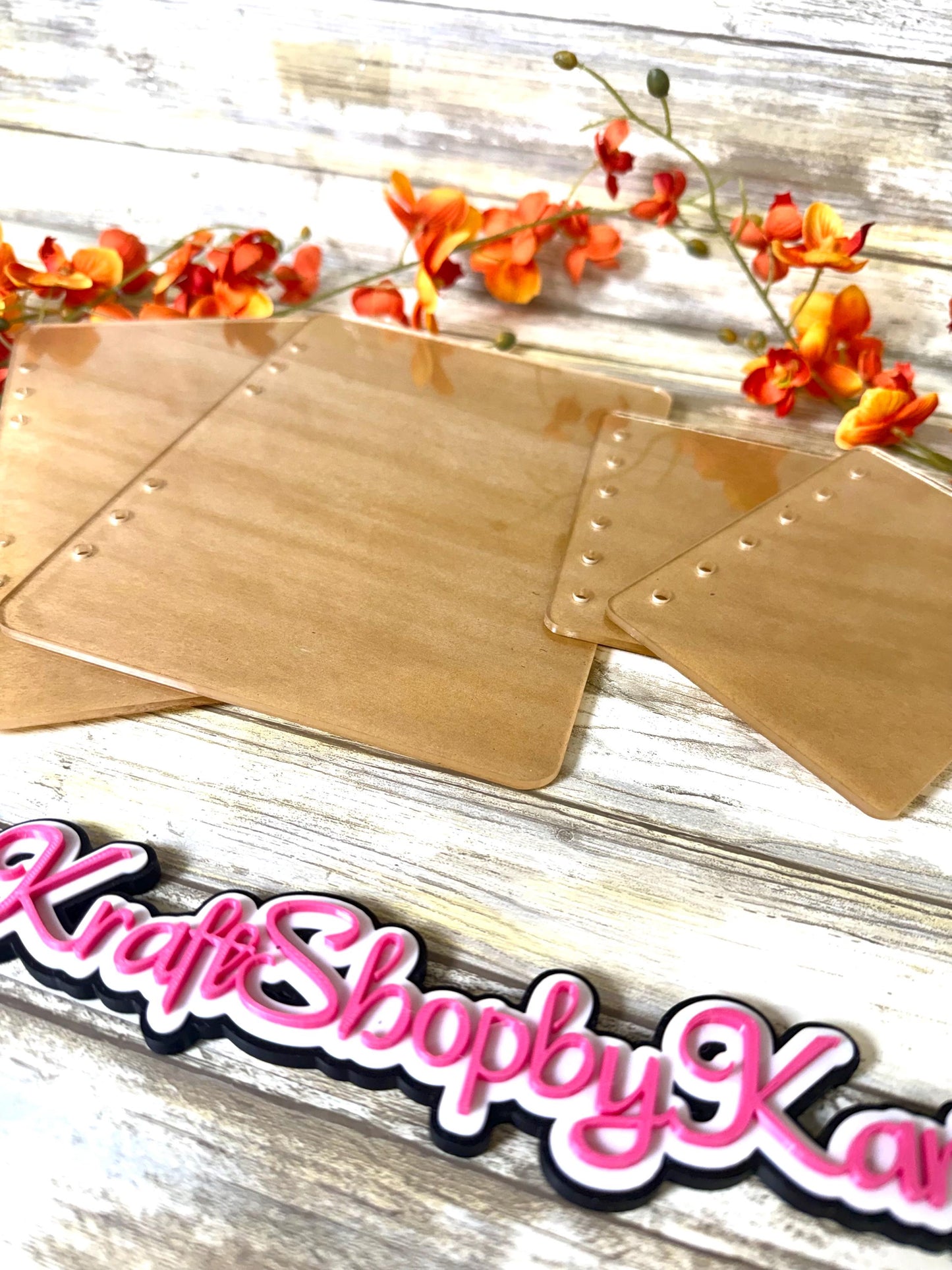 Acrylic notebook blank set DIY notebook