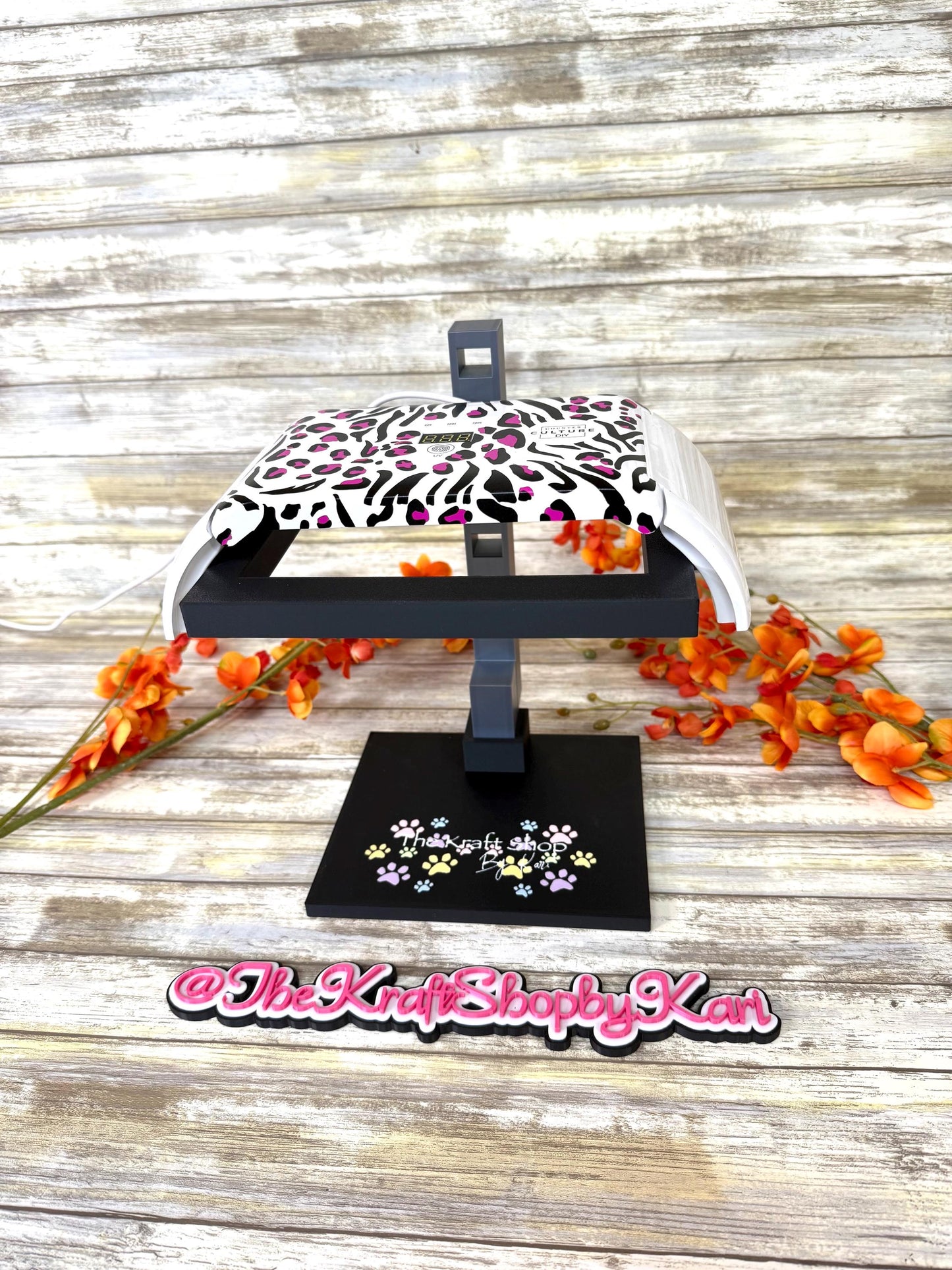 3D UV resin lamp holder. Adjustable UV resin light stand.