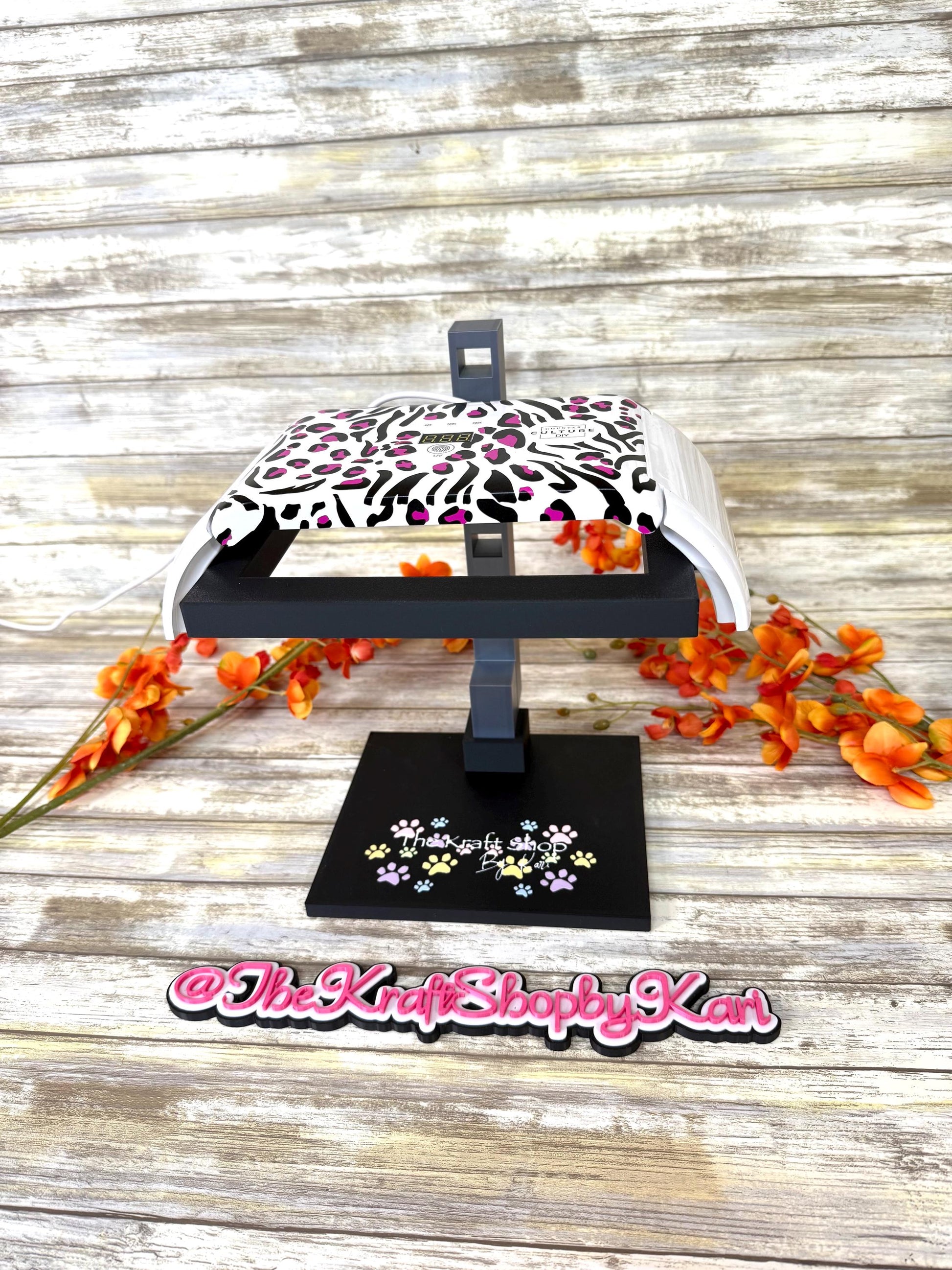 3D UV resin lamp holder. Adjustable UV resin light stand.