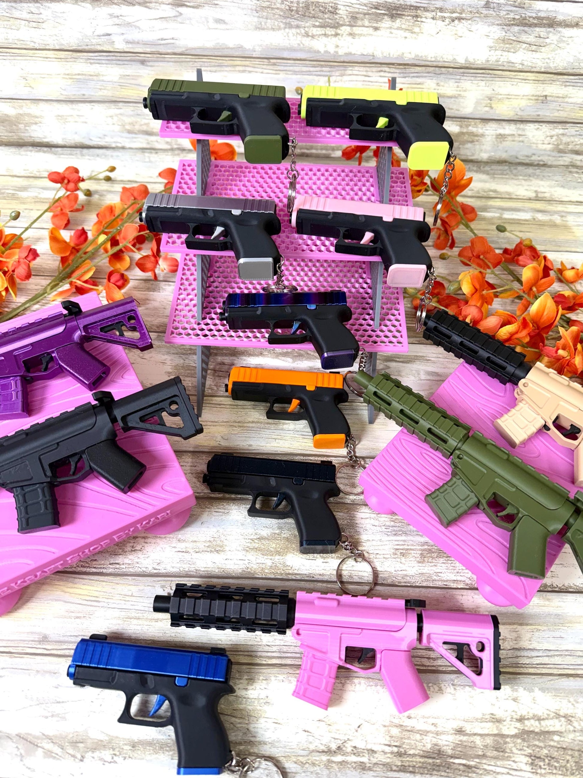 3D printed pew pew toys decoration. Ready to ship.