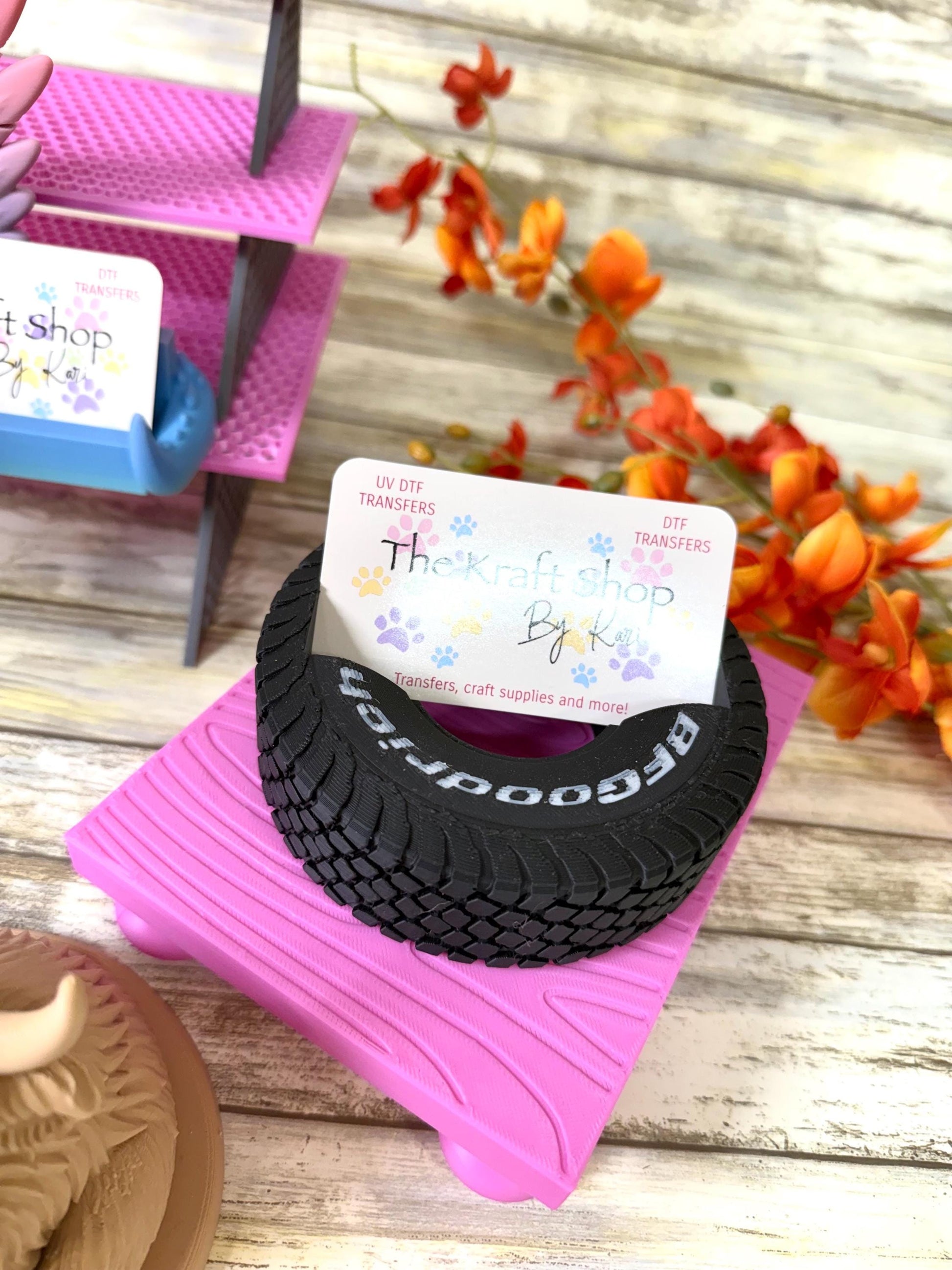 3D Business card holder. Highland cow. Tire. Hairdresser. Real Estate. Realtor sold. Ready to ship.