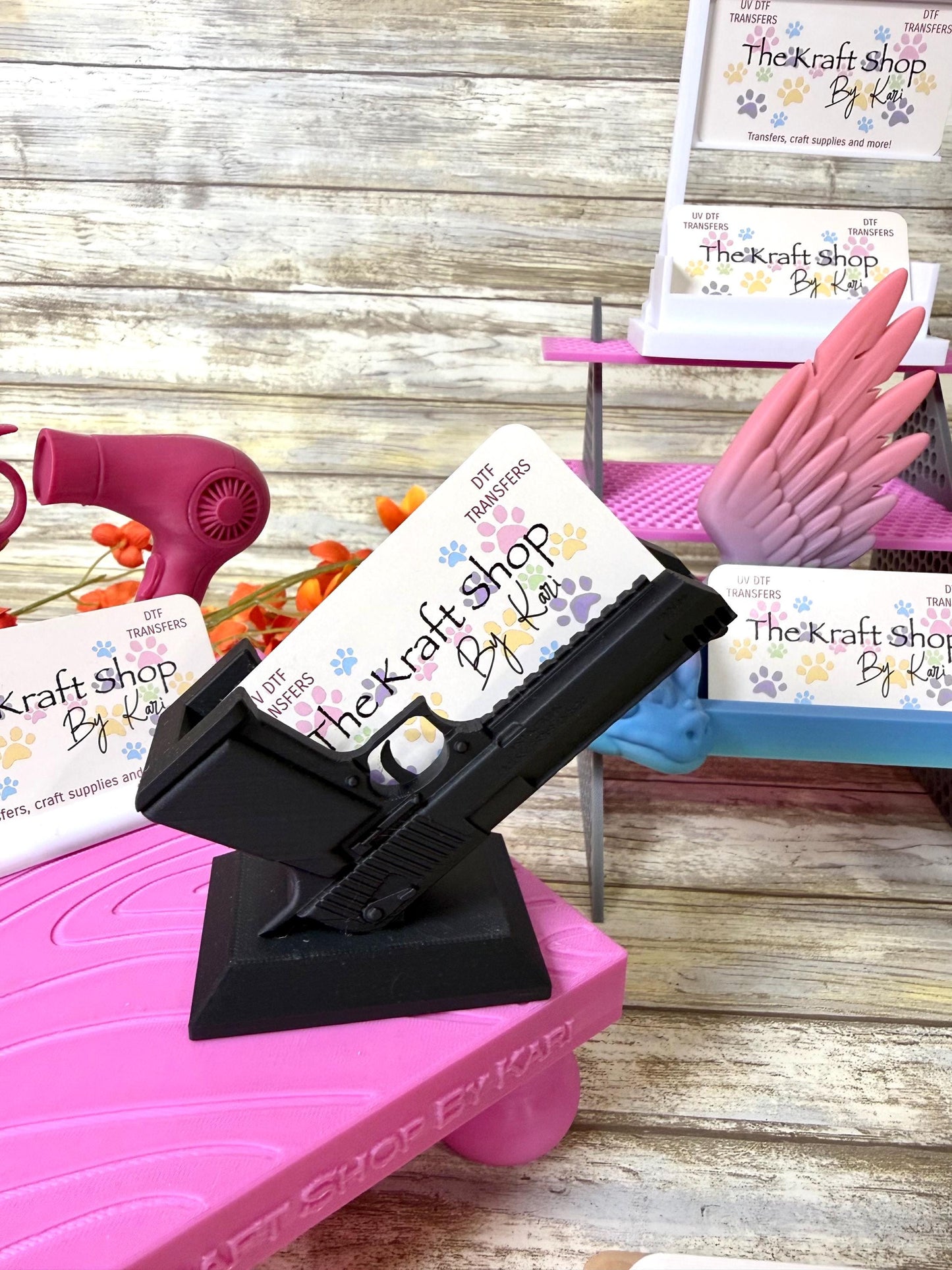 3D Business card holder. Highland cow. Tire. Hairdresser. Real Estate. Realtor sold. Ready to ship.