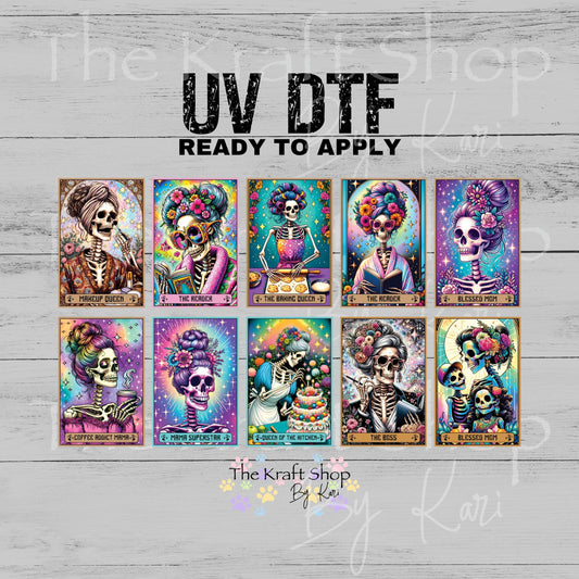 UV DTF Mothers Day Tarot Card decals tumbler decal #7681