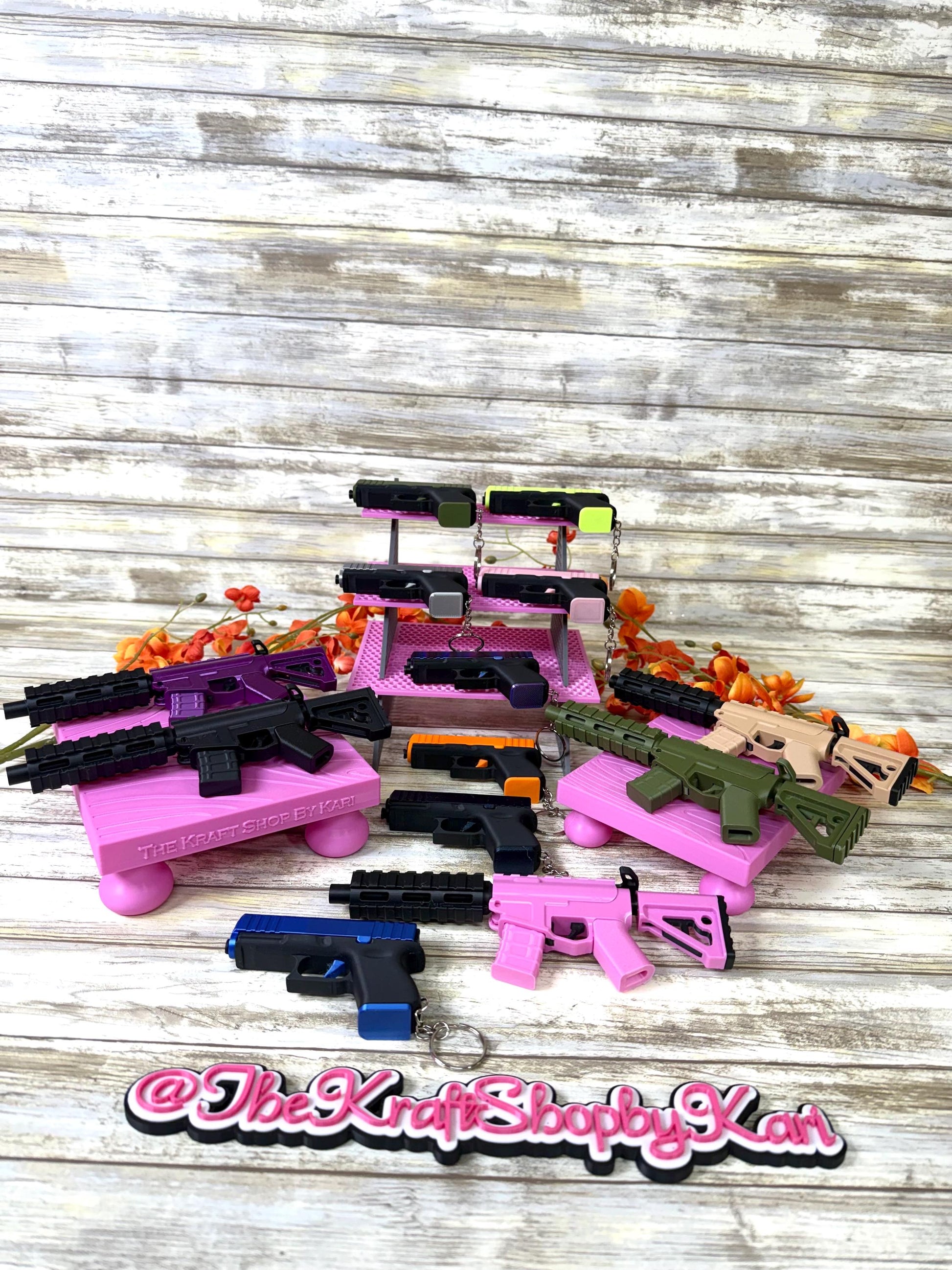 3D printed pew pew toys decoration. Ready to ship.