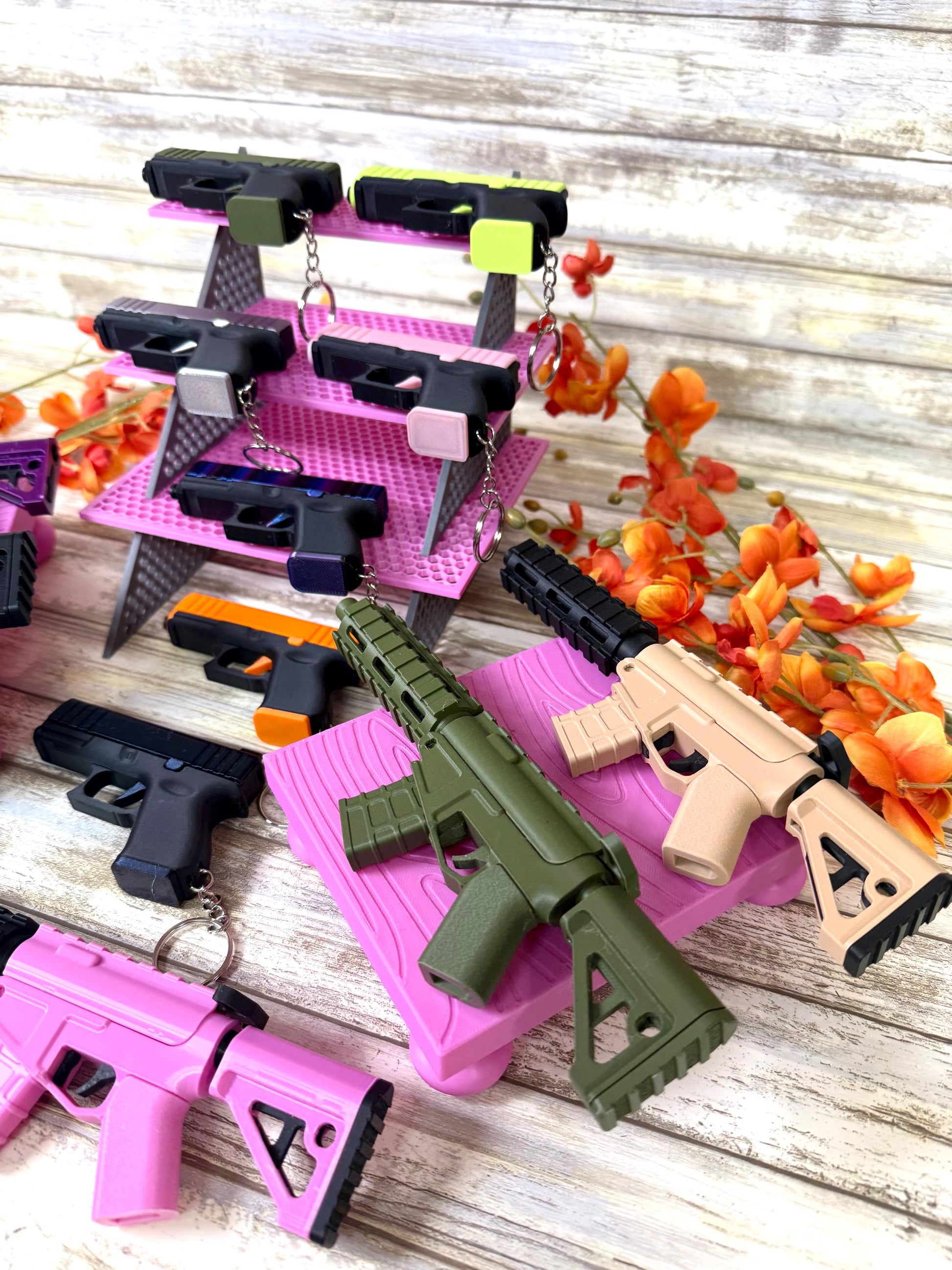 3D printed pew pew toys decoration. Ready to ship.