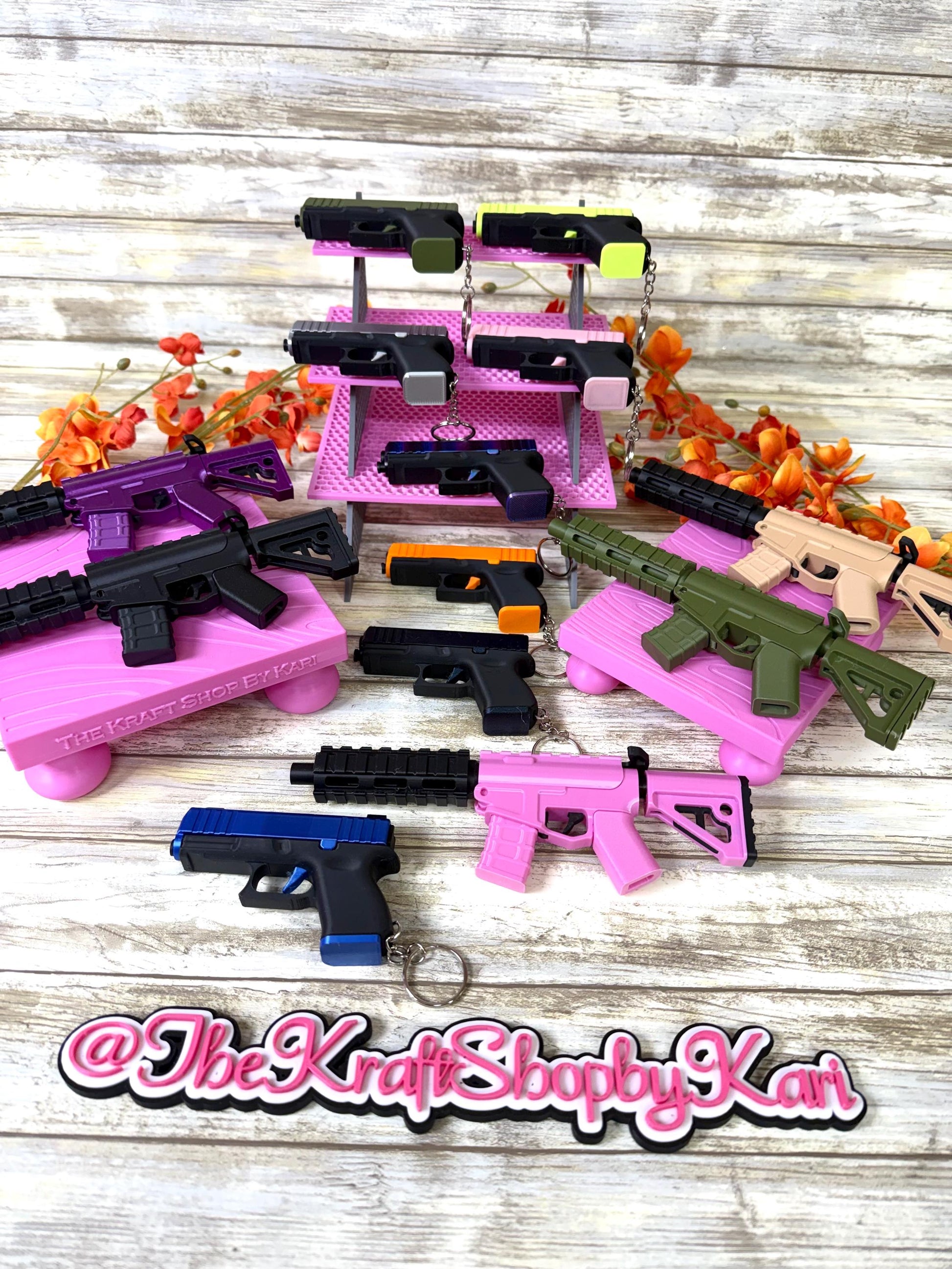3D printed pew pew toys decoration. Ready to ship.
