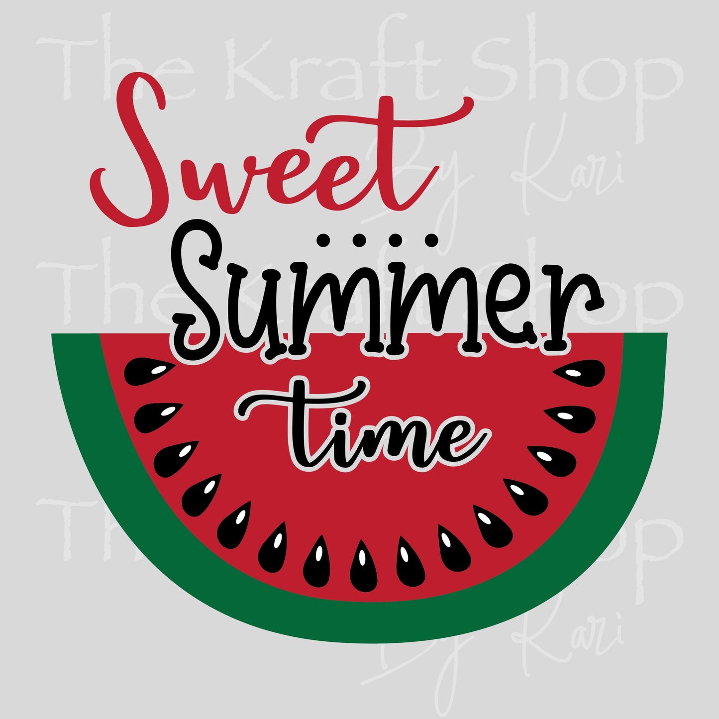 UV DTF Sweet summertime watermelon decal #4738