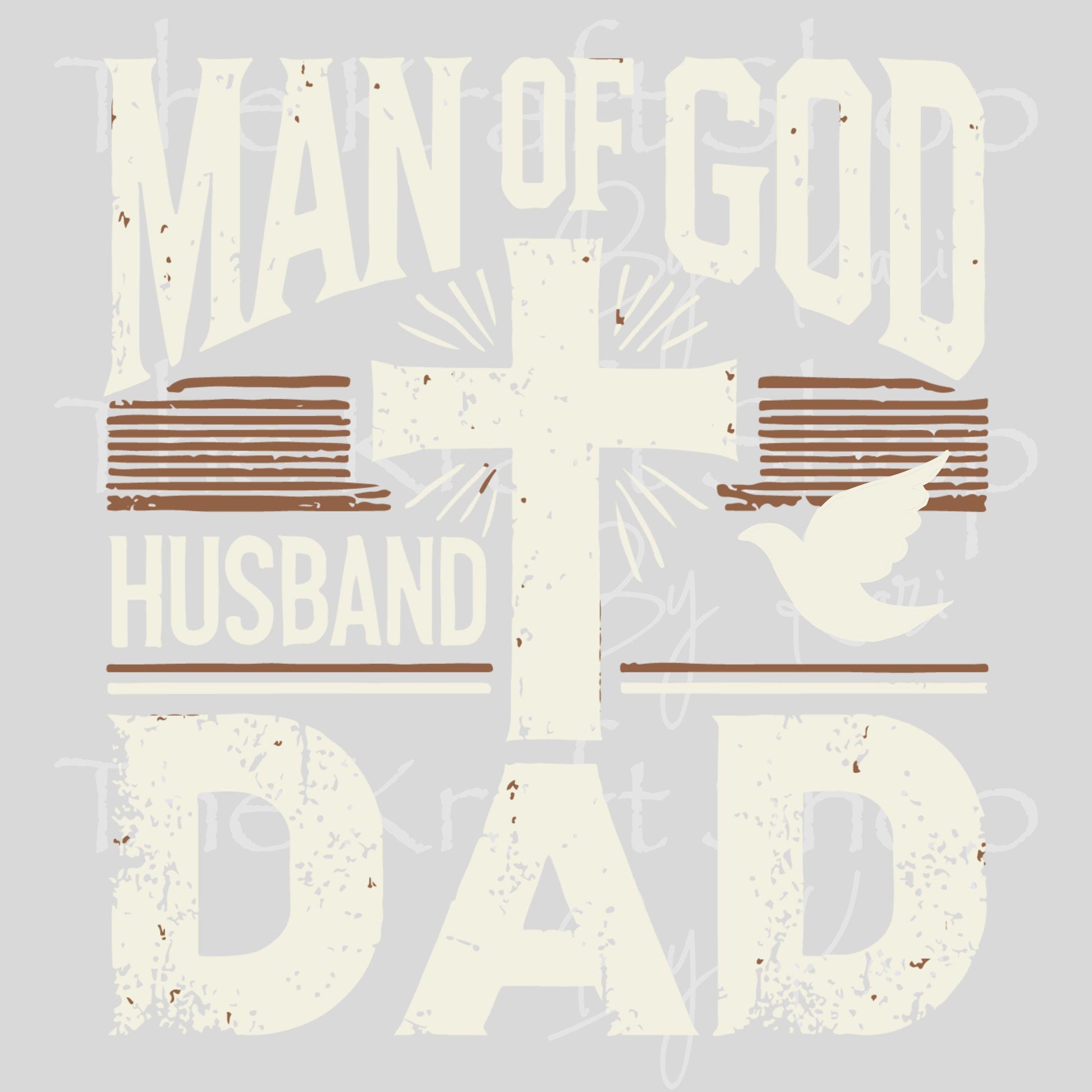 UV DTF Man of God Husband Christian decal, tumbler decal, permanent sticker. #4778