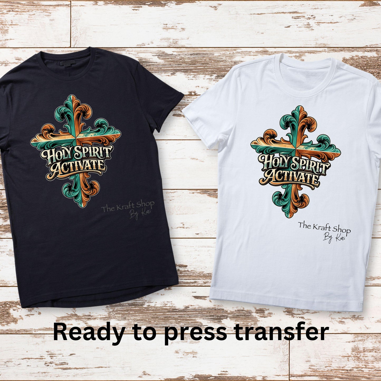 DTF ready to press transfer Holy Spirit Activate shirt transfer #11655