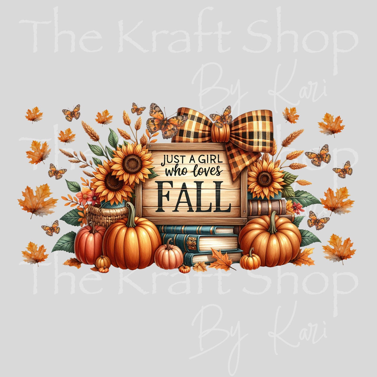 UV DTF Sticker print. Pumpkin Girl Who Loves Fall glass can wrap decal, tumbler decal, permanent sticker. #5578