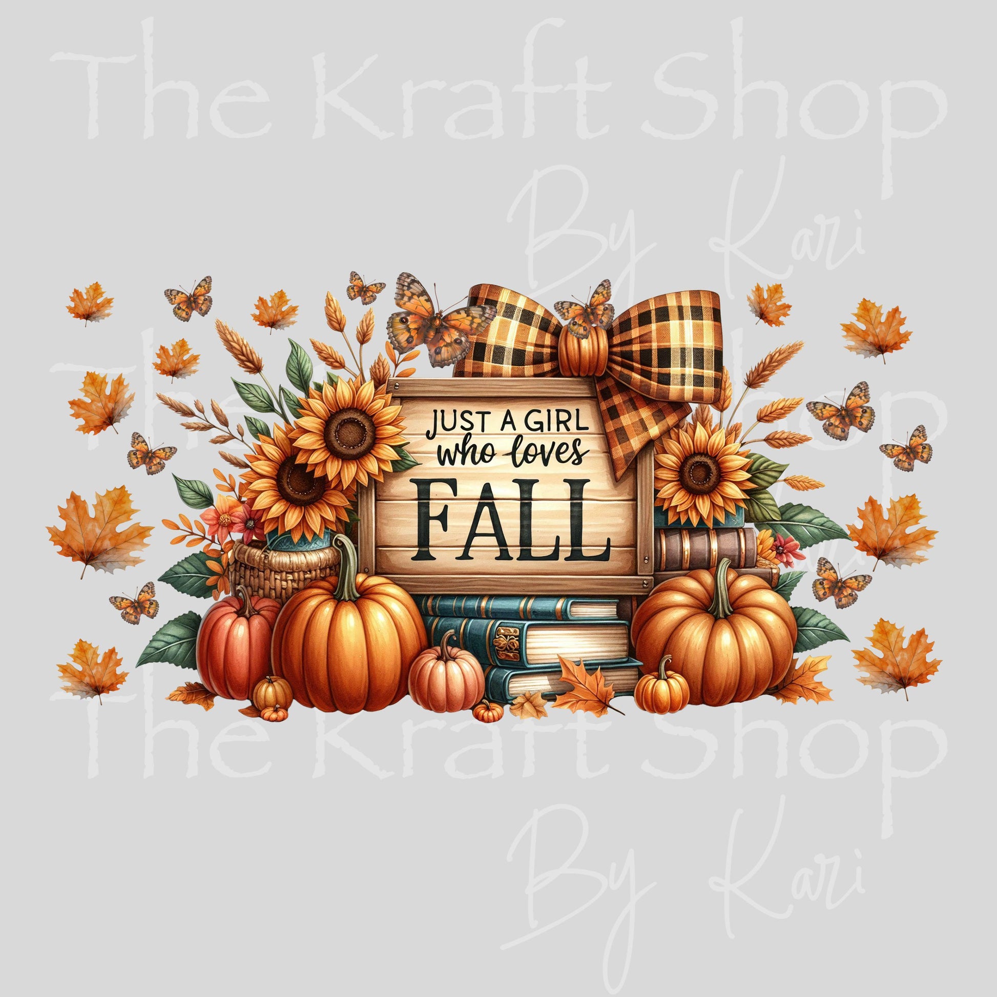 UV DTF Sticker print. Pumpkin Girl Who Loves Fall glass can wrap decal, tumbler decal, permanent sticker. #5578